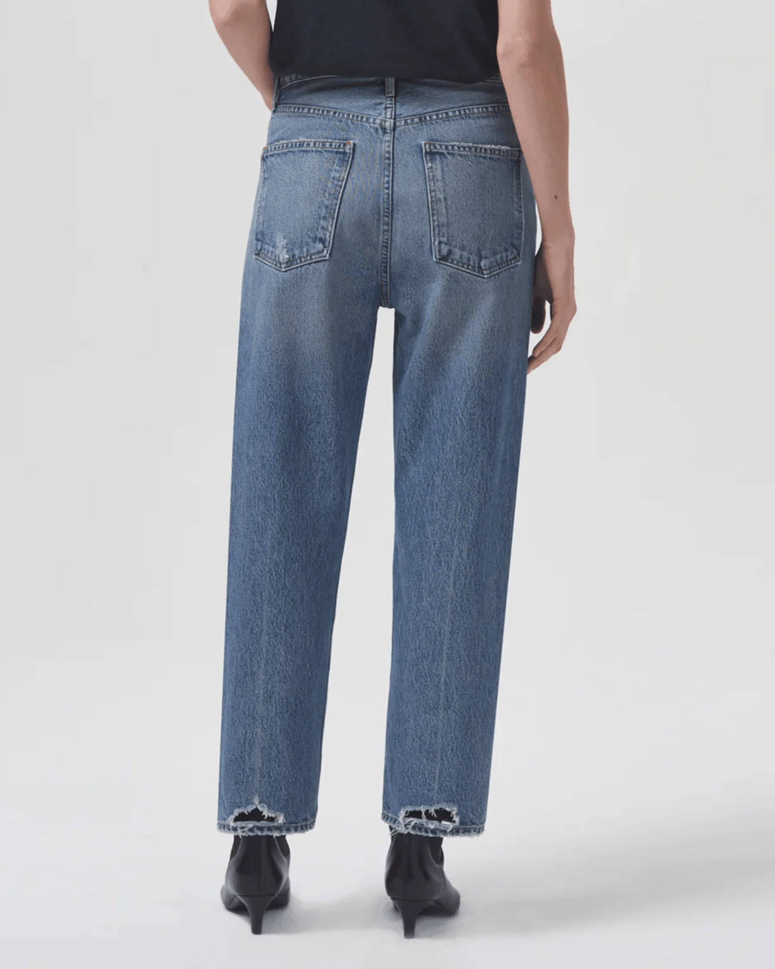 90s Crop Mid Rise Loose Straight in Hooked - Image 5