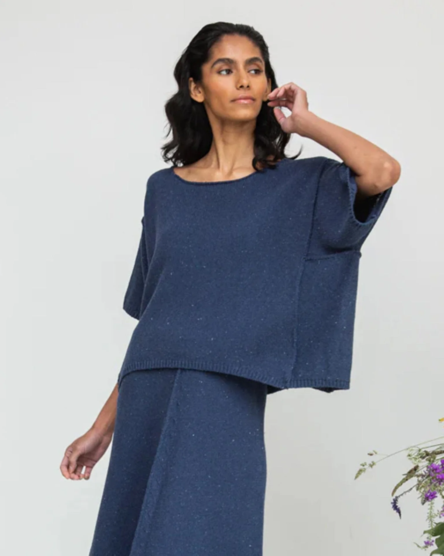 Alessia-Leigh Top in Denim Blue