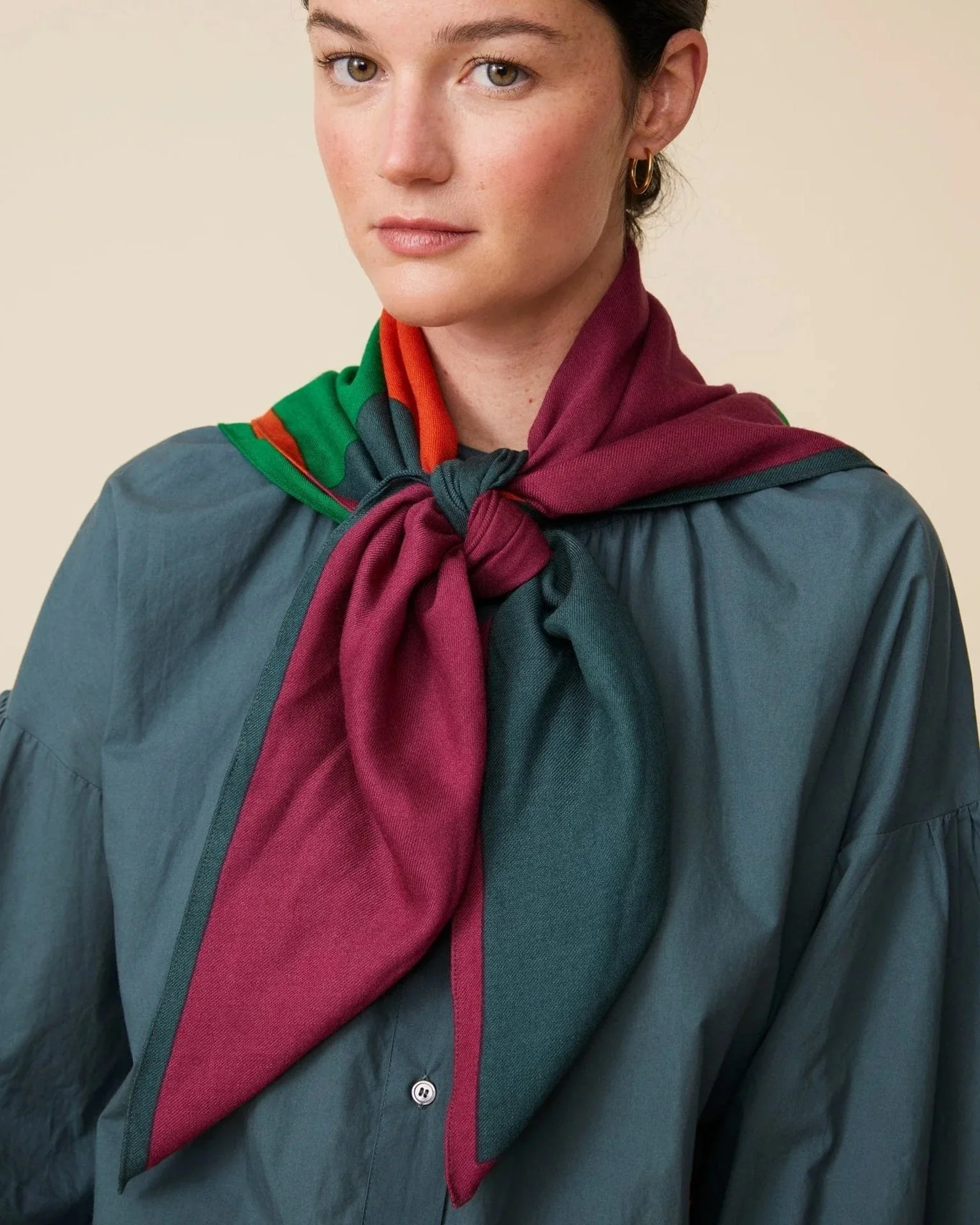 Bandana No 751 in Poppy Red - Image 2