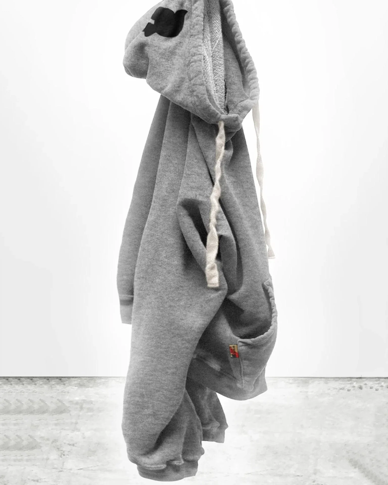 Basic Goodness Lt Terry Fluff Hoodie in Heather Yumm