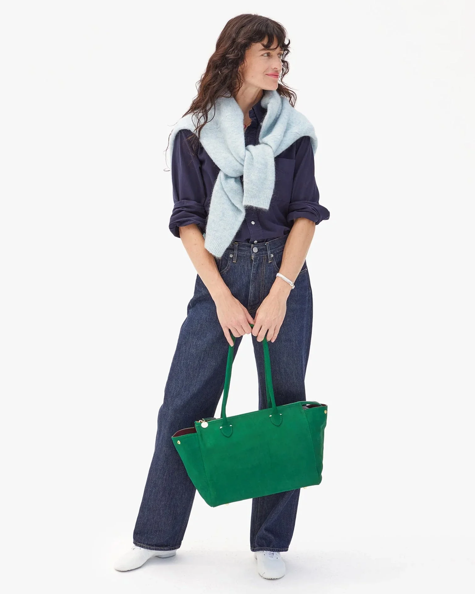 Beatrice - Smooth Nubuck in Deep Emerald - Image 4
