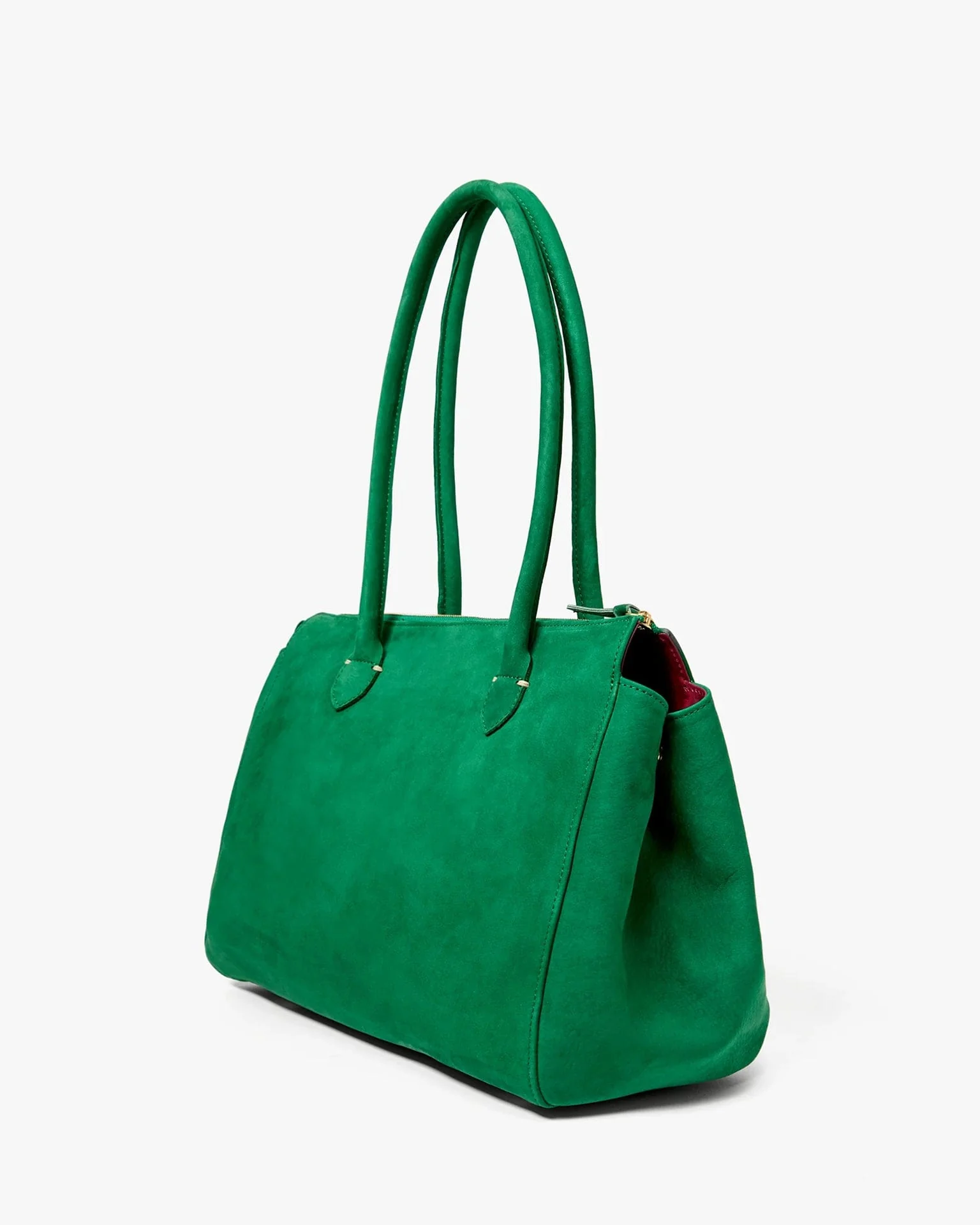 Beatrice - Smooth Nubuck in Deep Emerald - Image 5