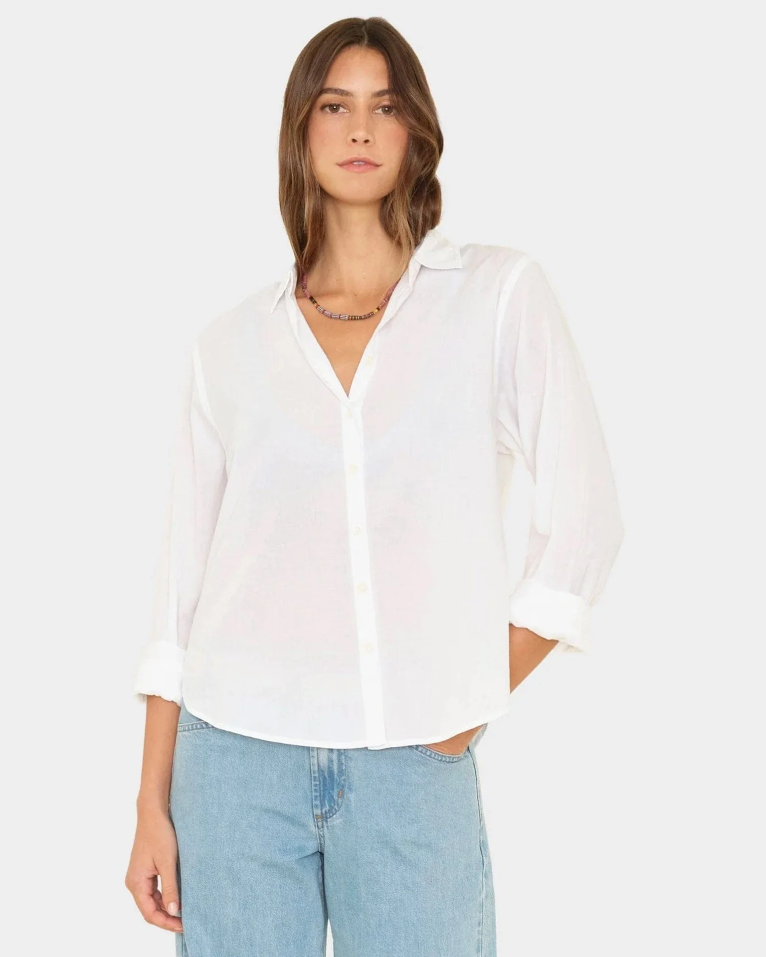 Bowie Shirt in White
