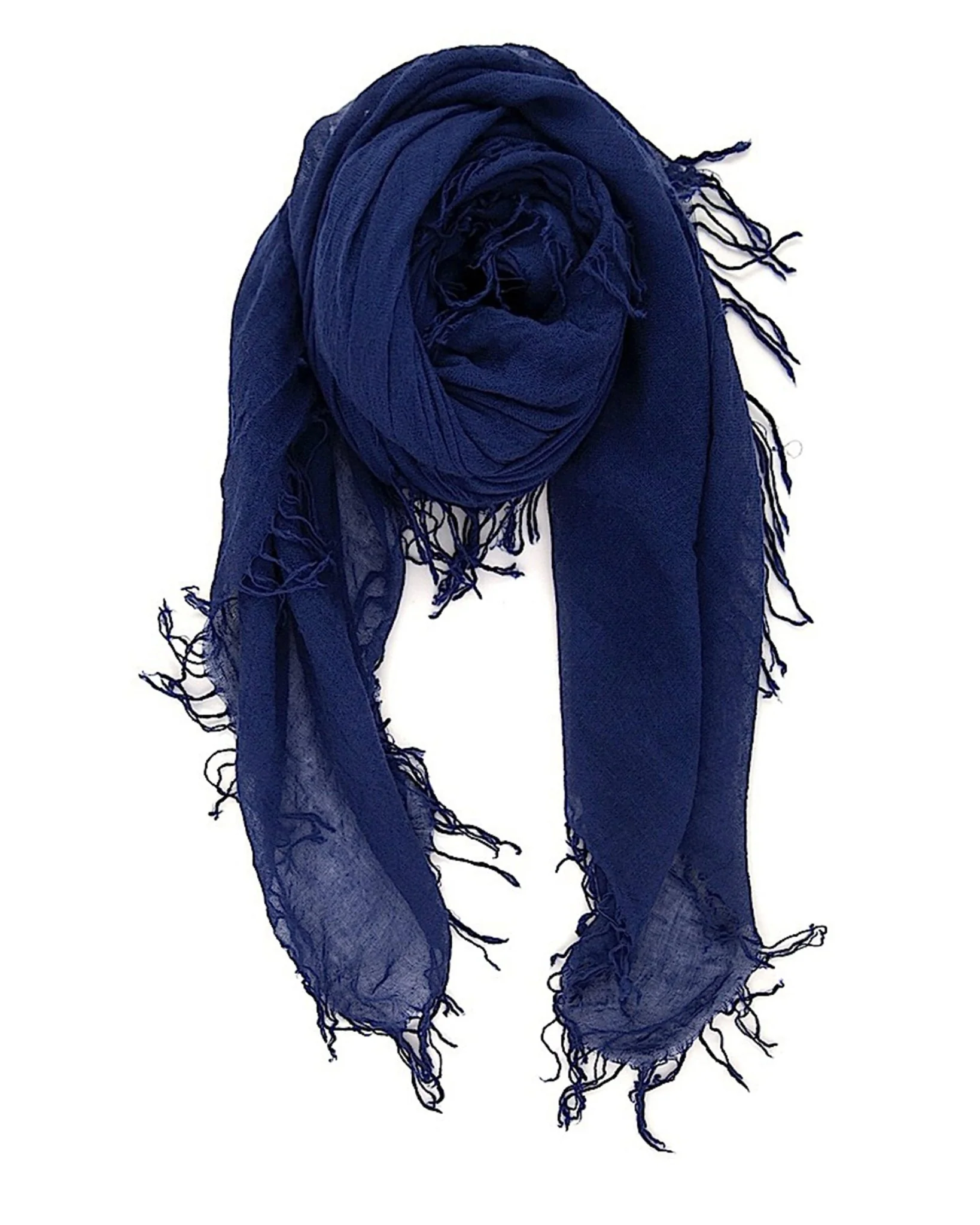 Cashmere & Silk Scarf in Medieval Blue