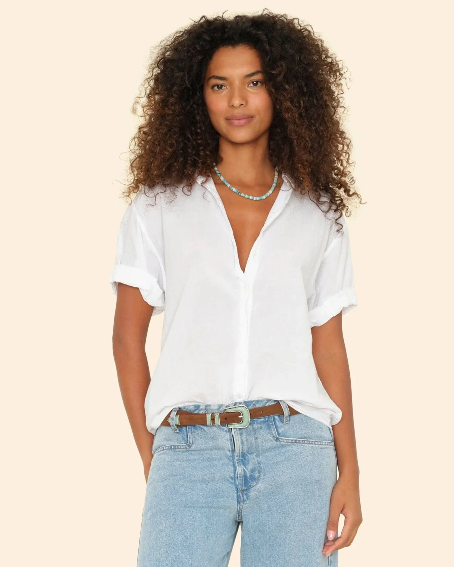 Channing Shirt in White