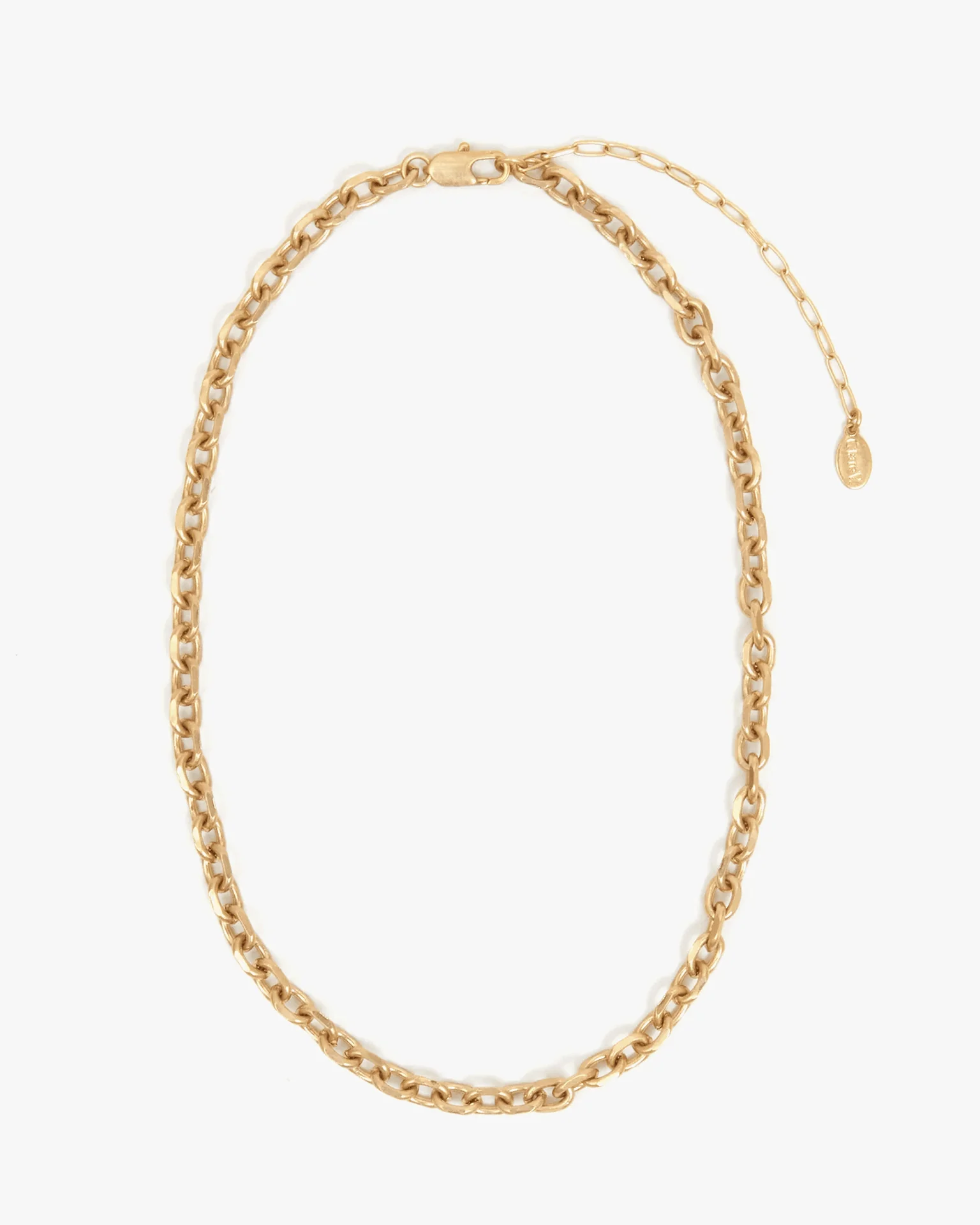 Charm Chain Necklace in Vintage Gold