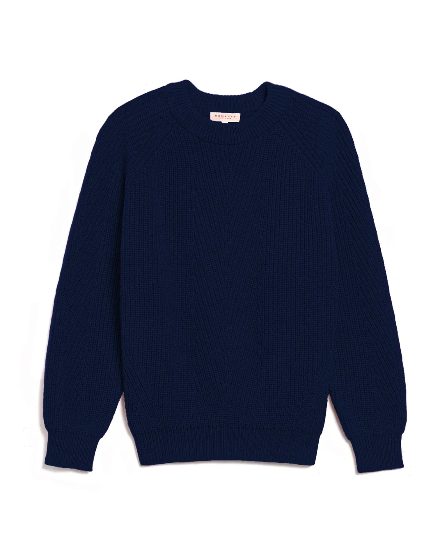 Chelsea Cotton Sweater in Navy - Image 2