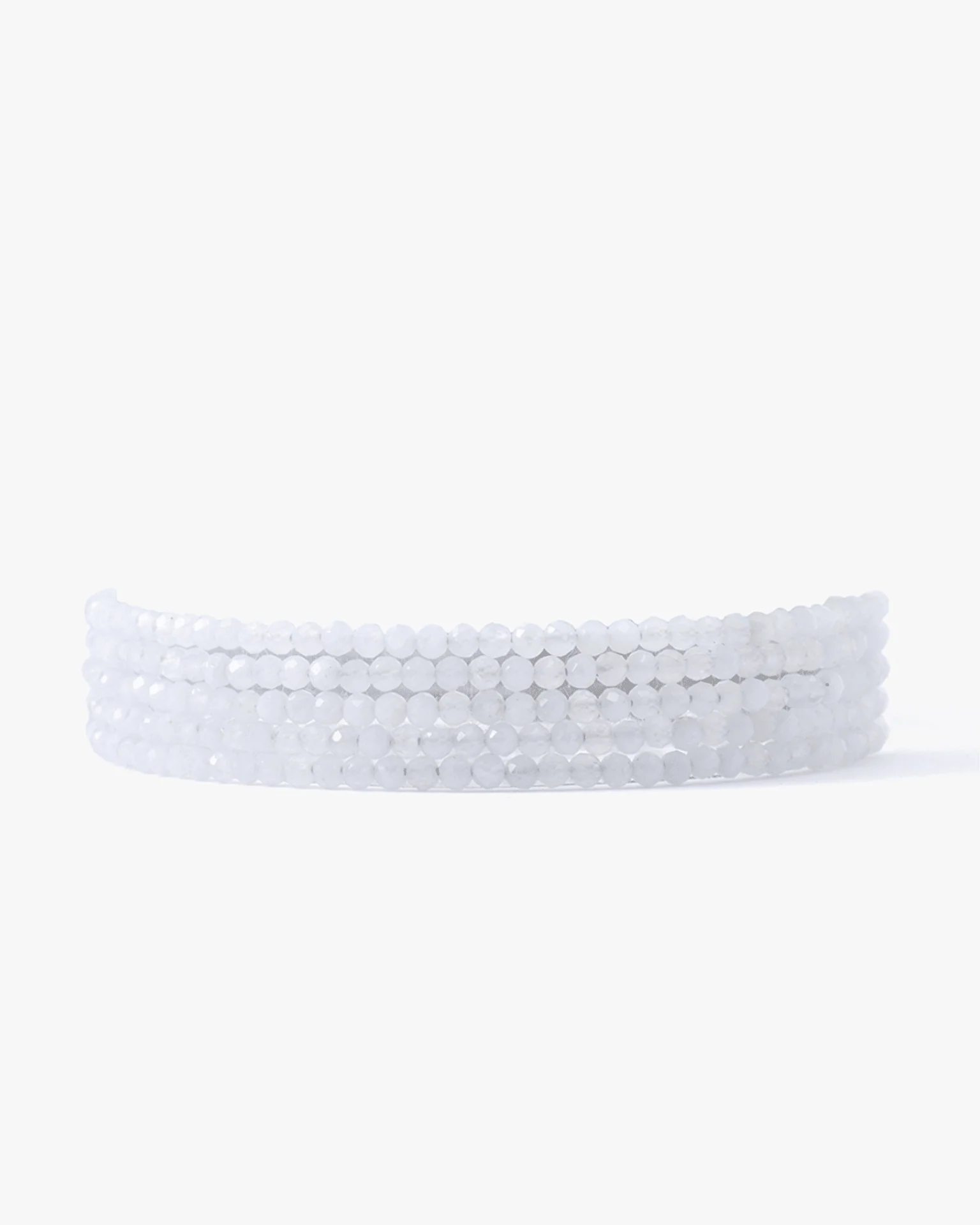 CL Blue Lace Agate & SS Wrap Bracelet