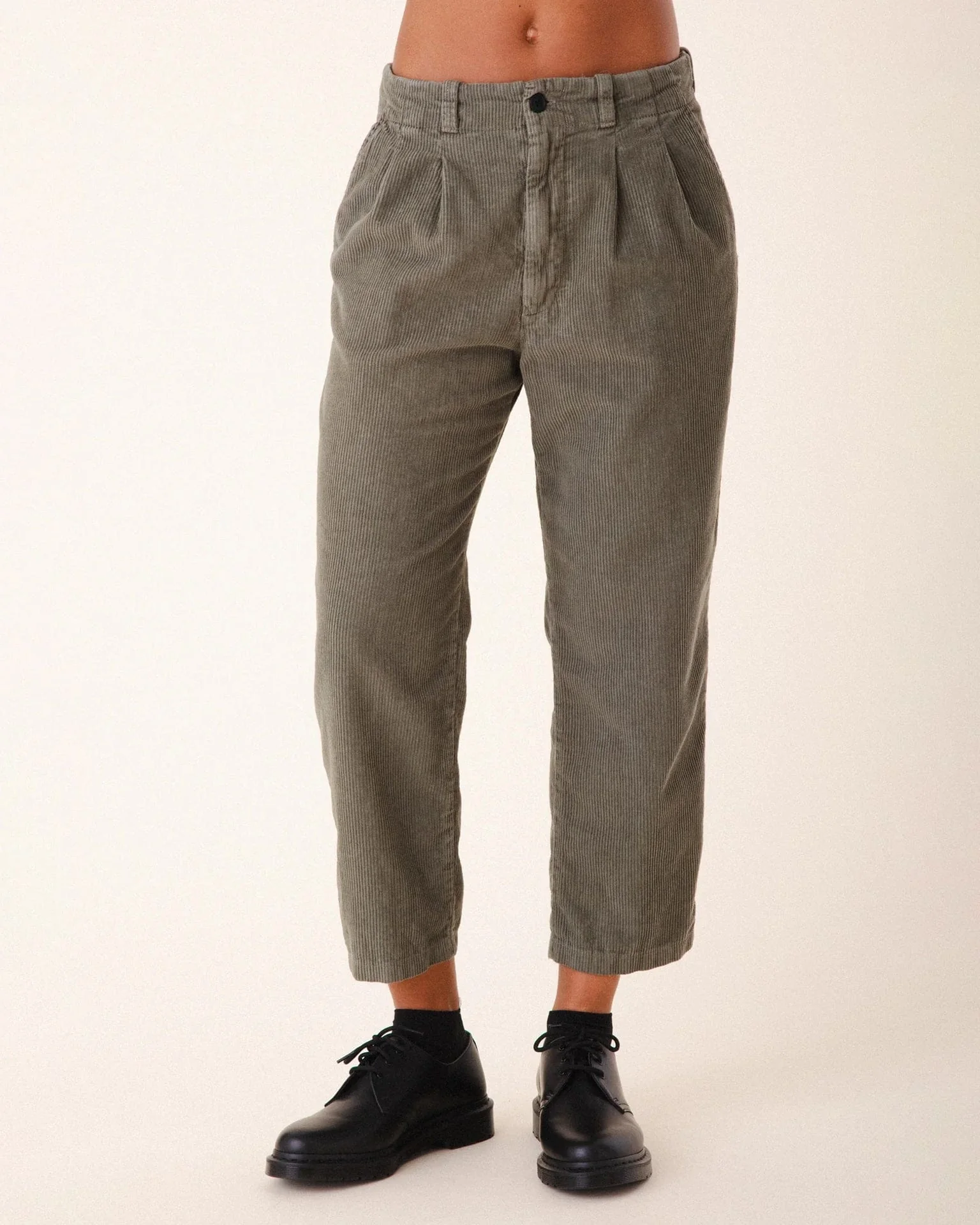 Double Pleat Cords in Eucalyptus