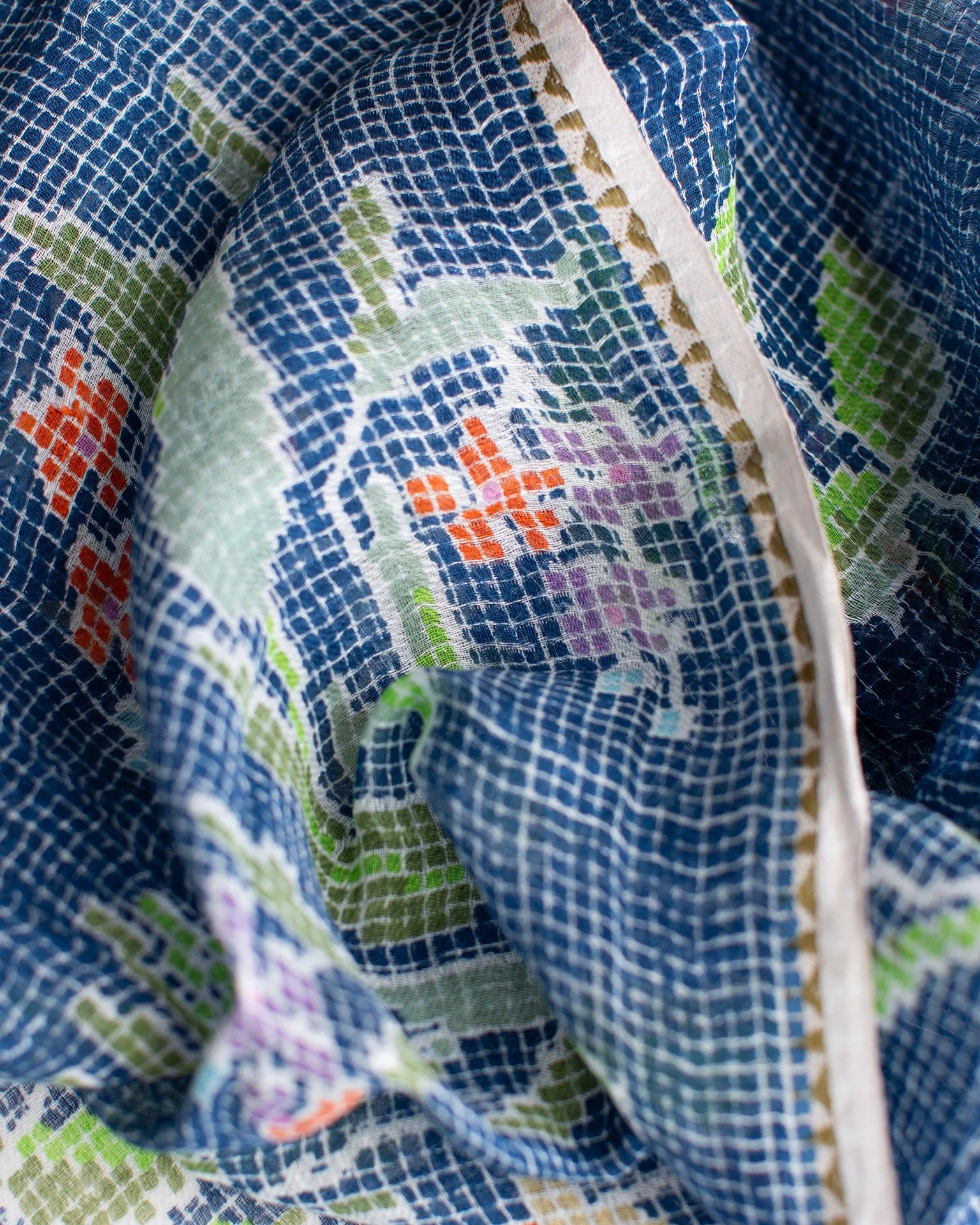 Fairytale Emb 70x180 Scarf in Midnight - Image 2