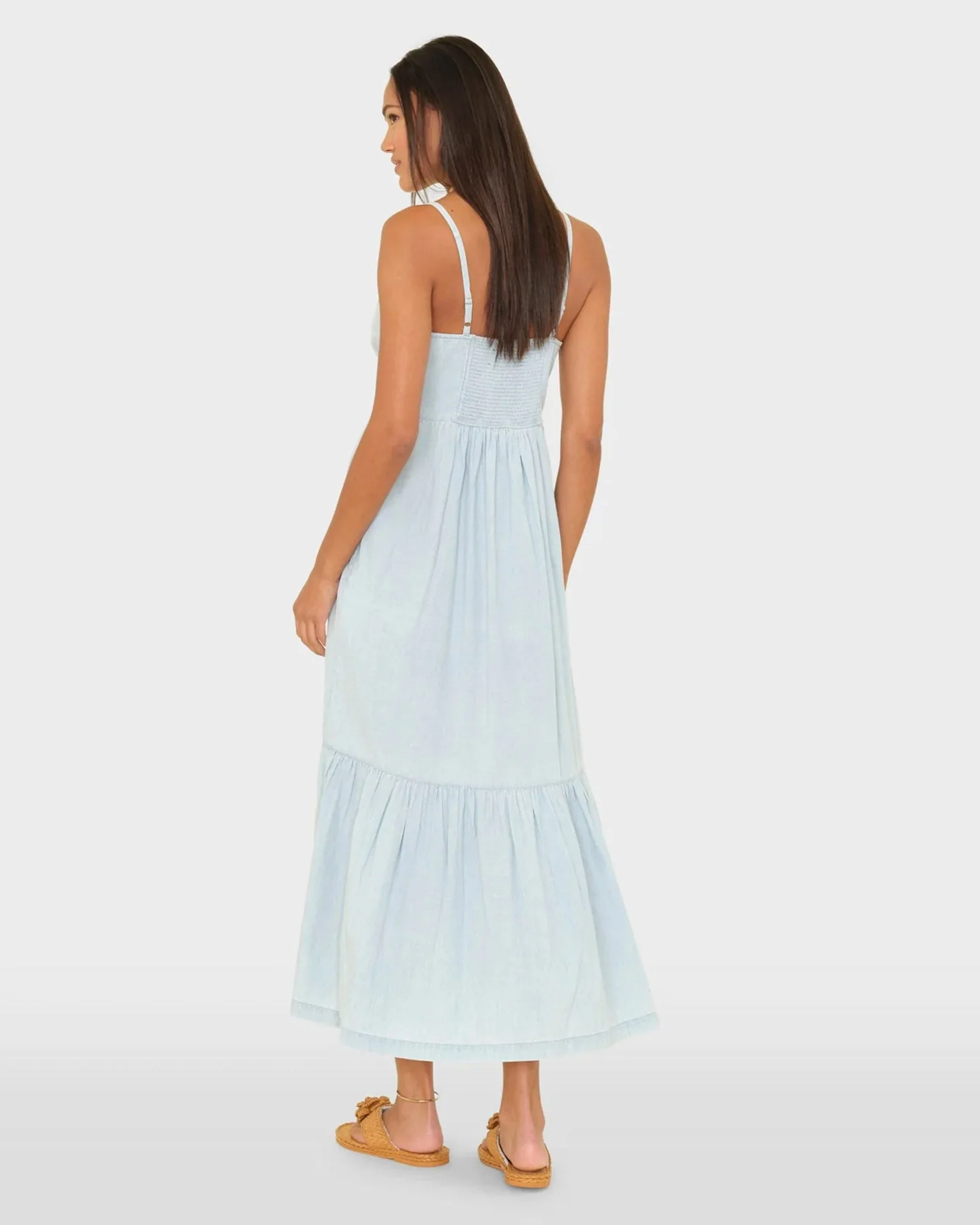 Greta Dress in Air Blue - Image 2