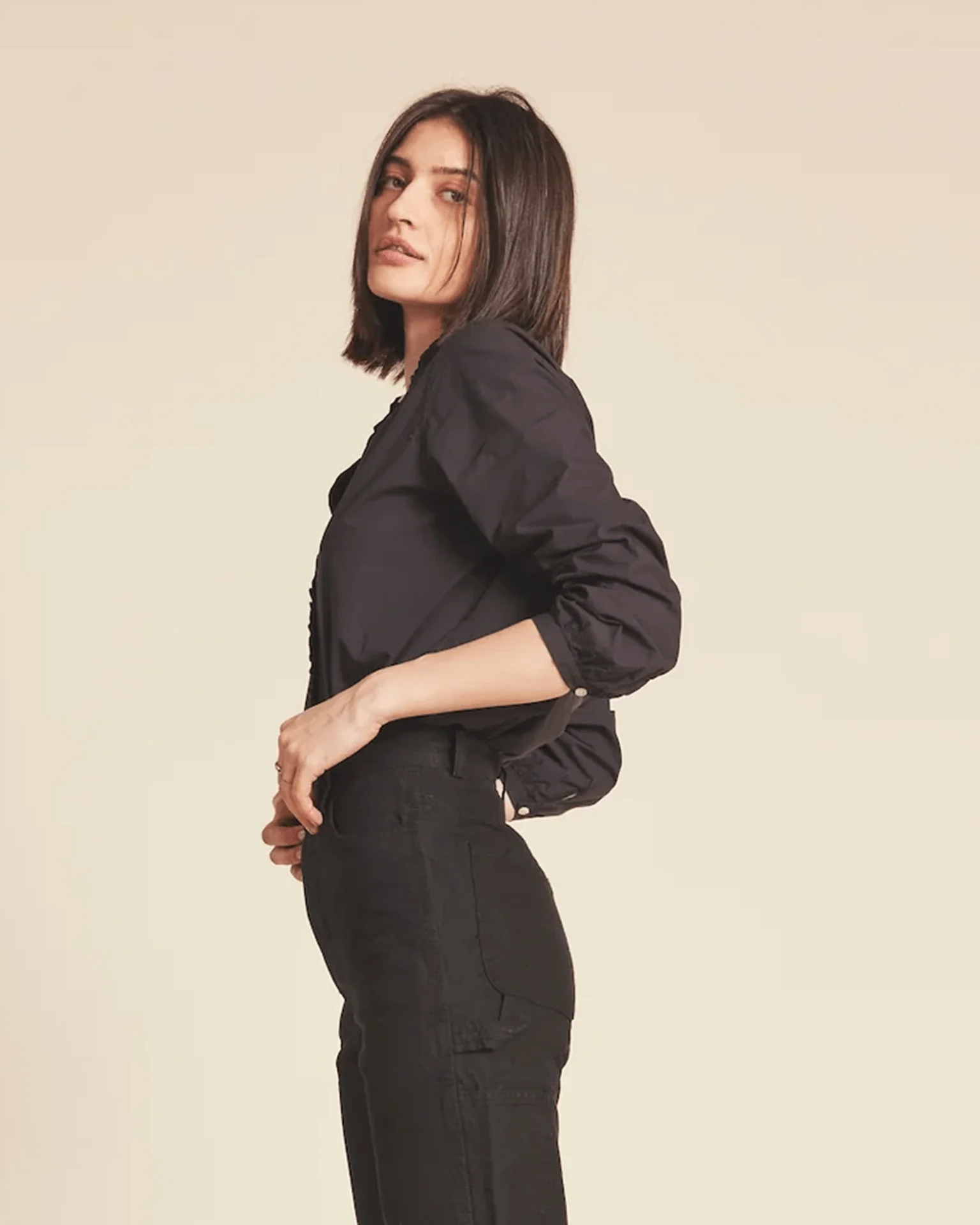 Helena Shirt in Black - Image 3