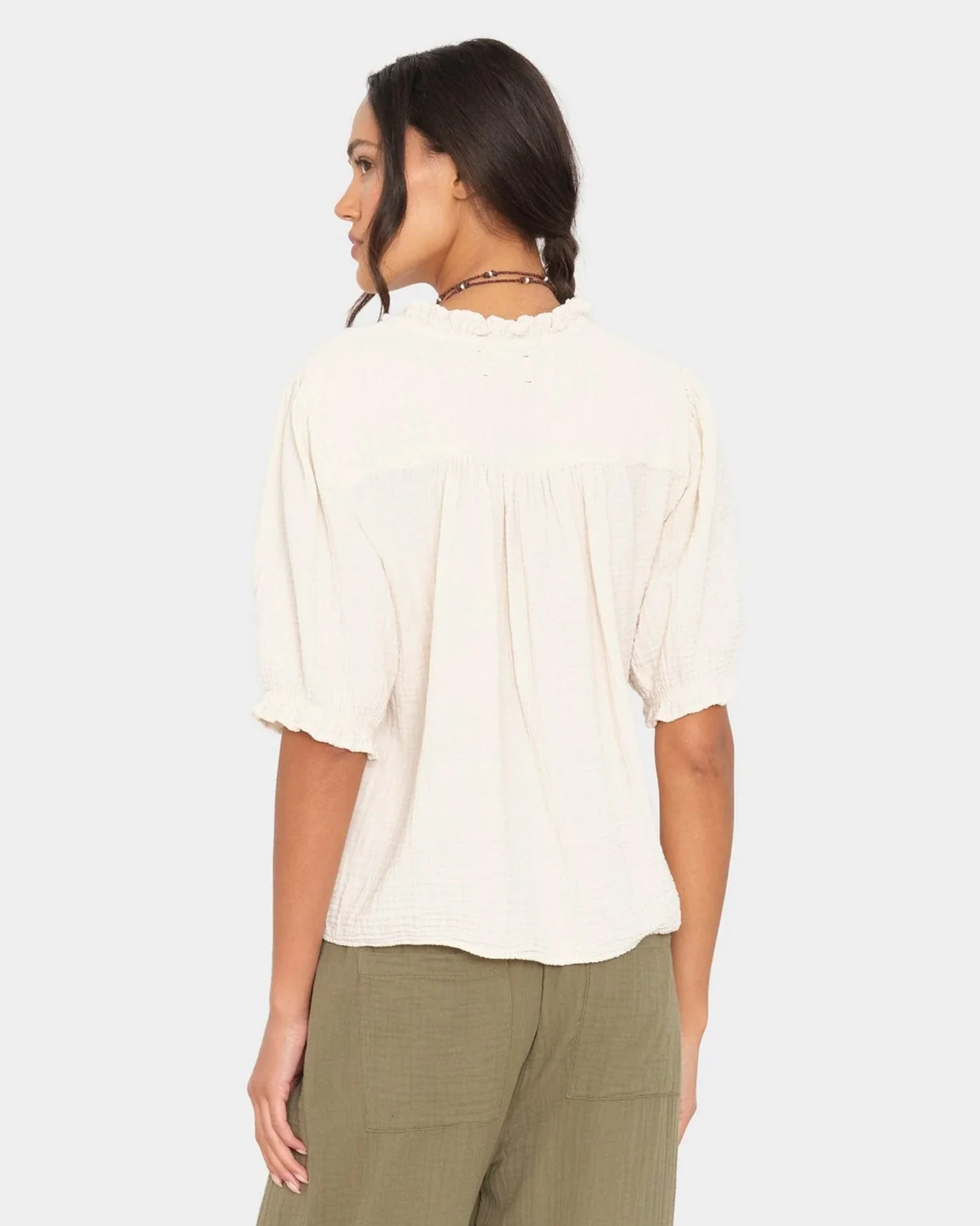 Jenna Shirt in Oysterette - Image 2