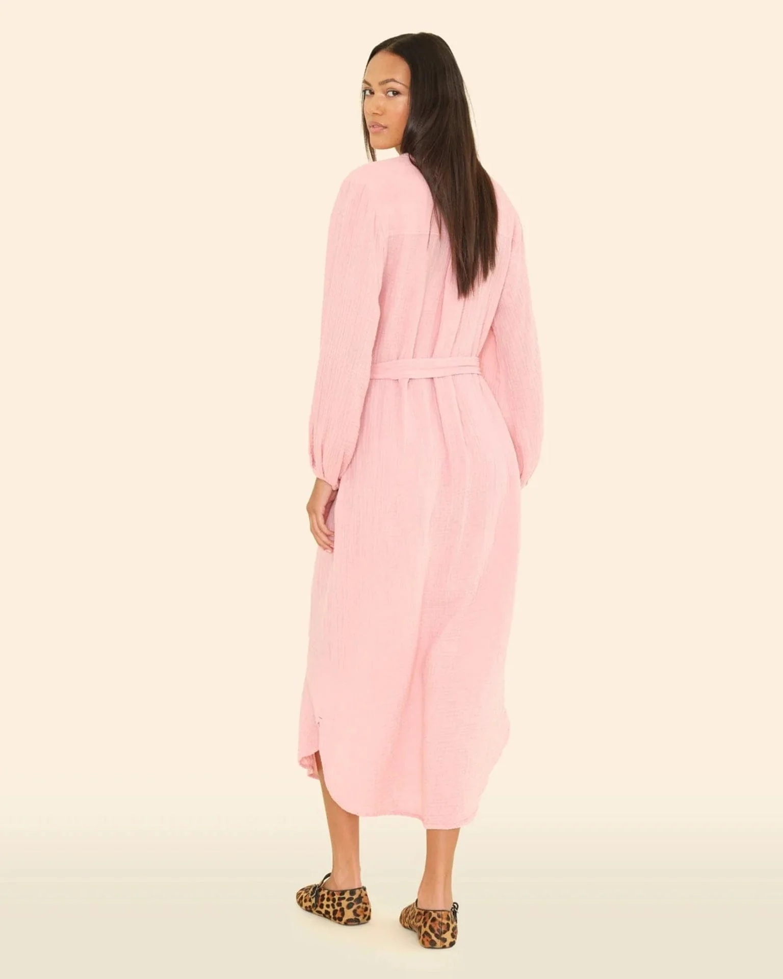 Josephine Dress In Pink Rose - Image 2