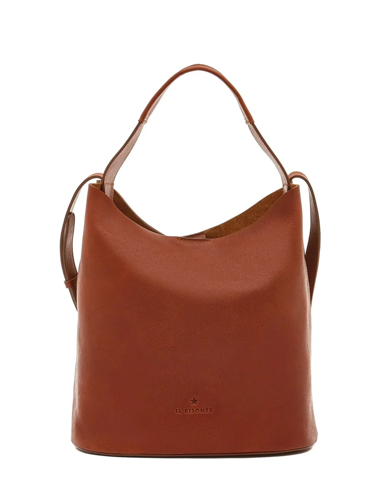 Le Laudi Bucket in Seppia w/ Brass Hardware