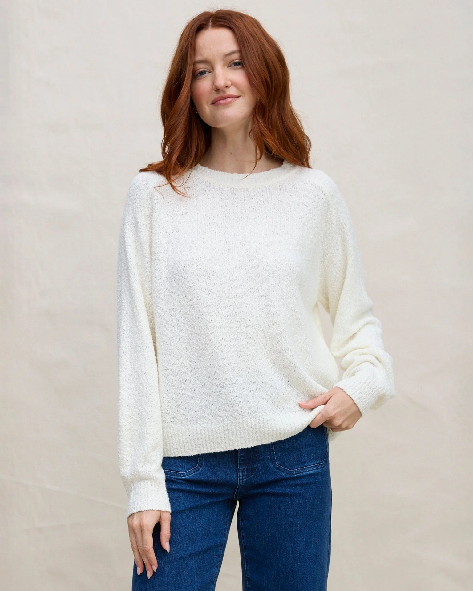 Lola Pullover in Milk