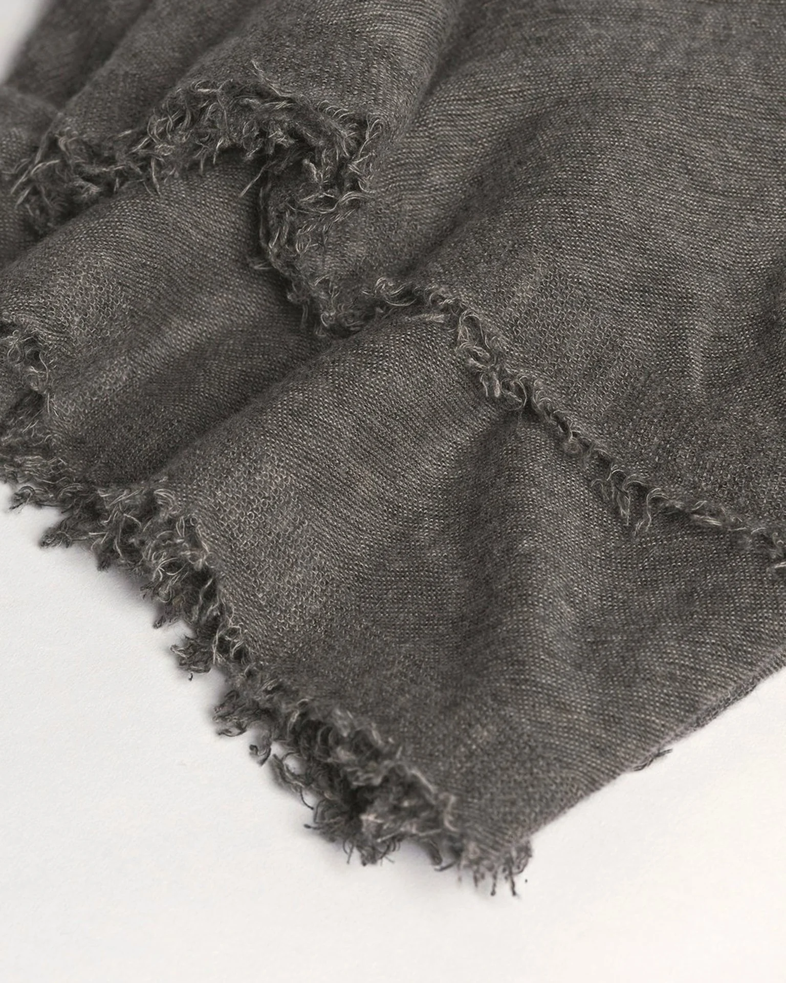 Love Cashmere Scarf in Pepper - Image 2