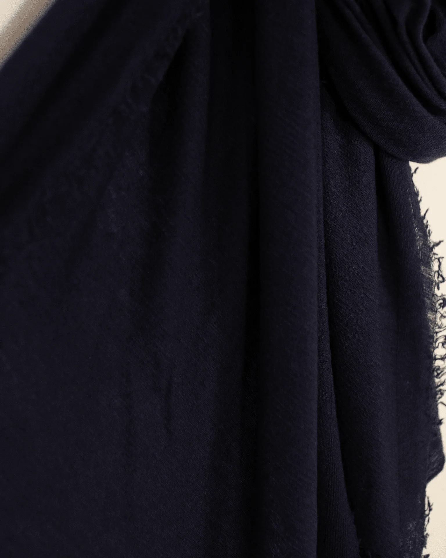 Love Cashmere Scarf in True Denim - Image 2