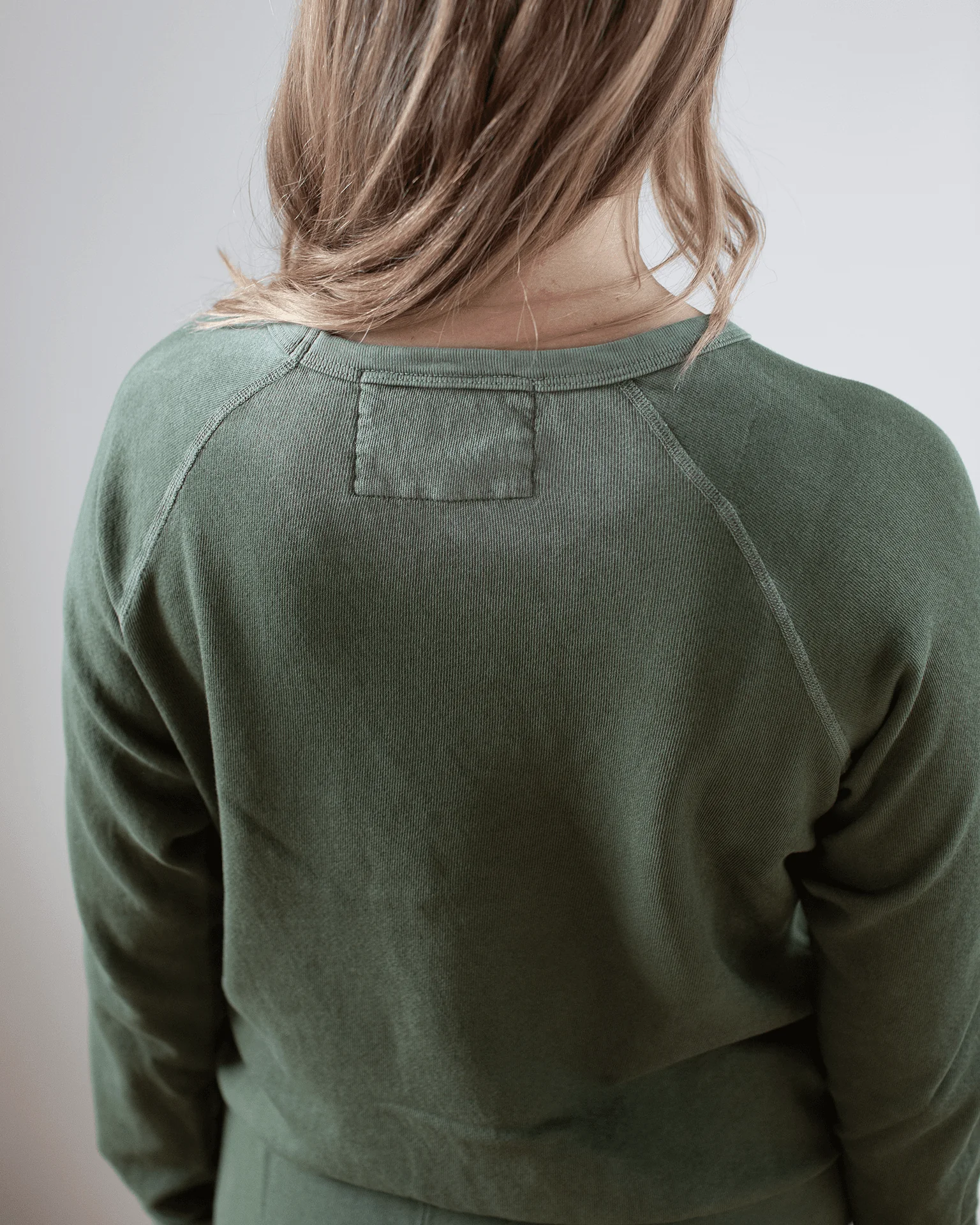 Lucky Rabbits Sweatshirt in Surplus Greens - Image 6