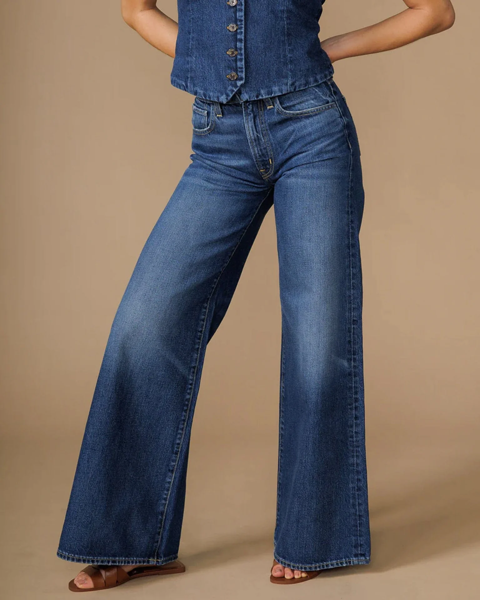 Marli Super Wide Leg in Rialto