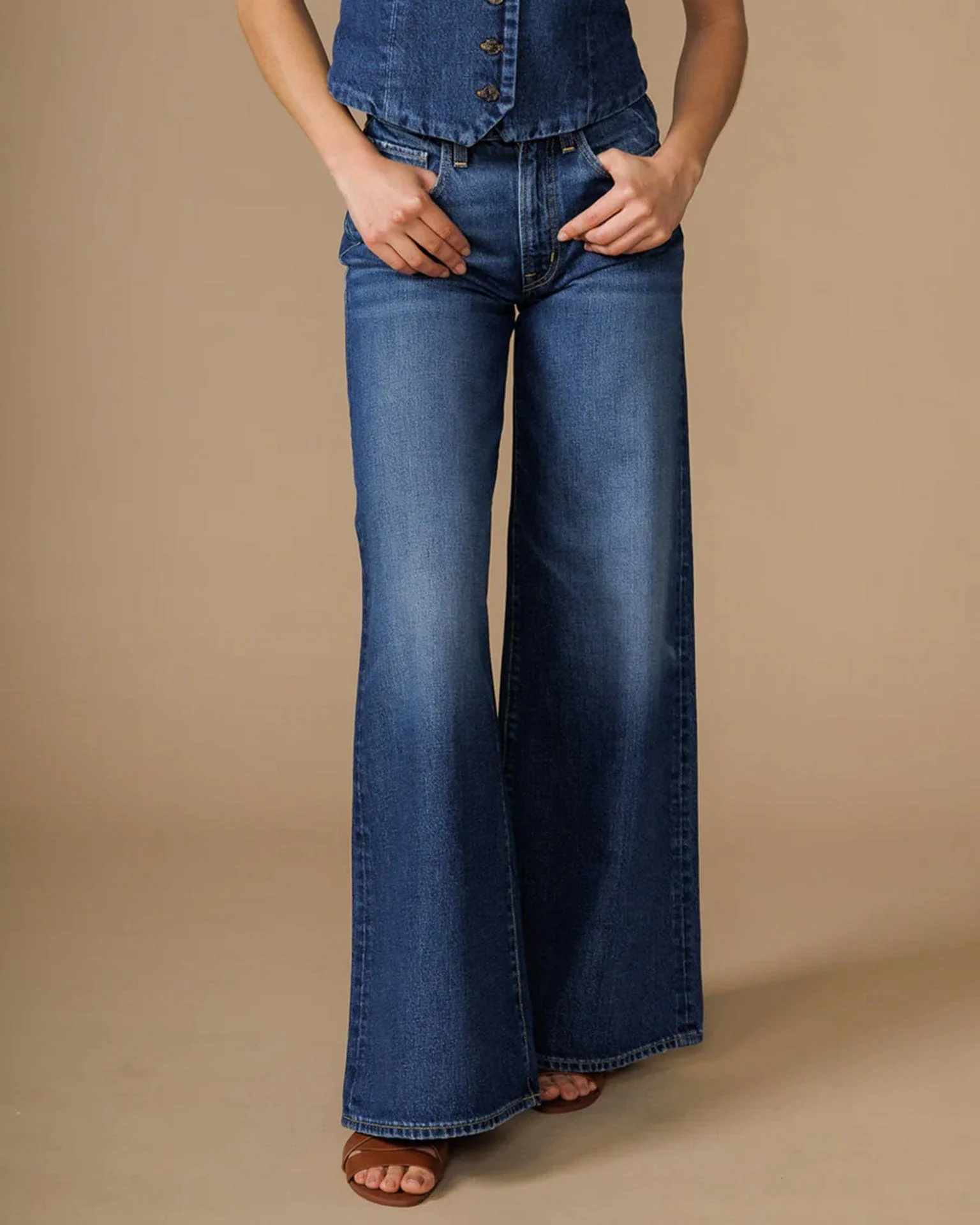 Marli Super Wide Leg in Rialto - Image 3