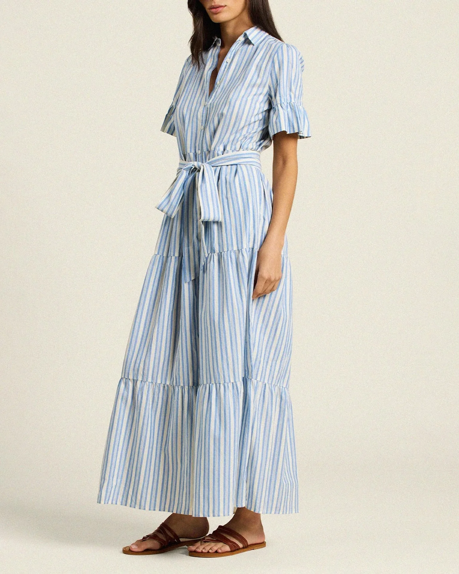 Martine Dress in Bahia Stripe - Image 2