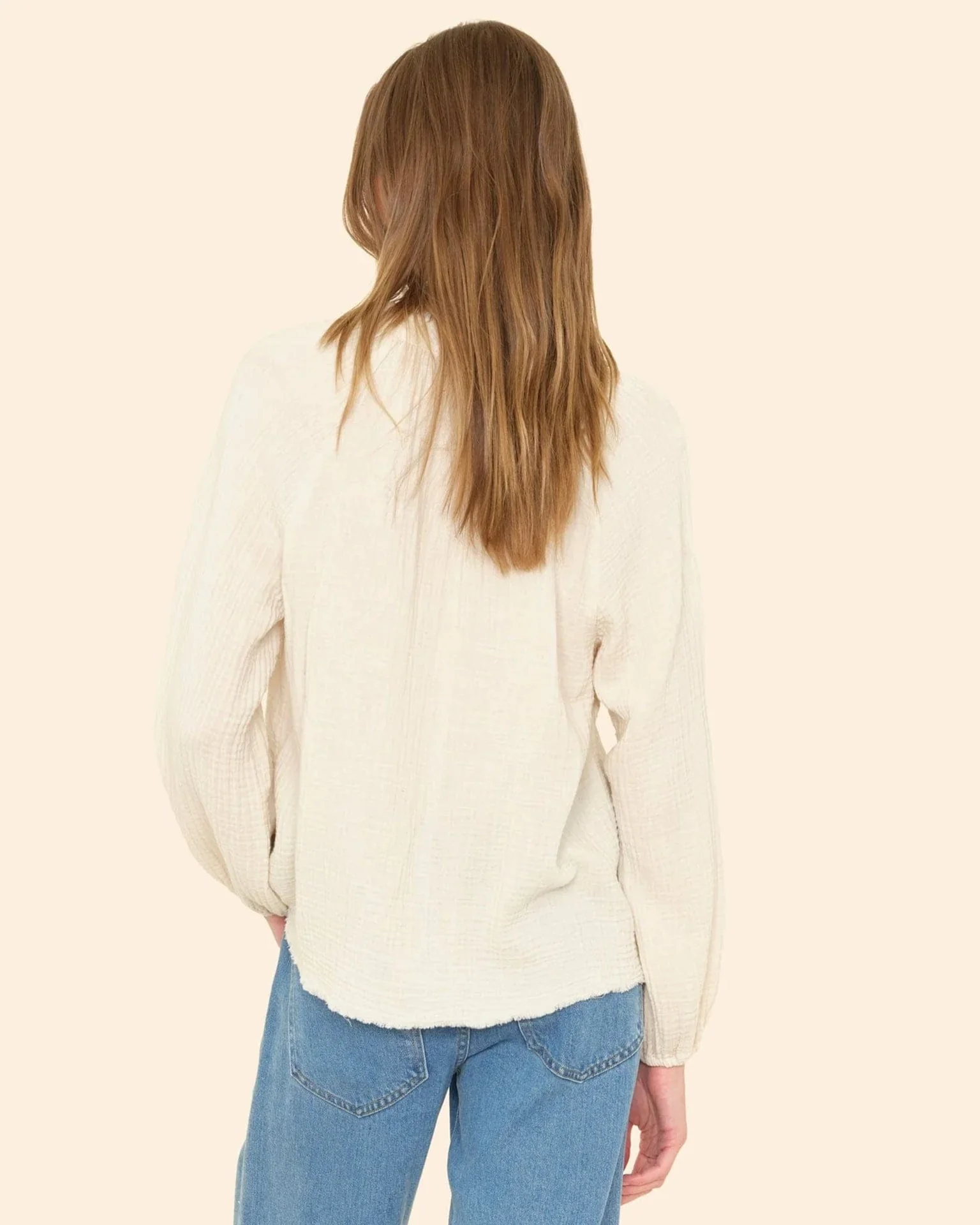 Milla Top in Oysterette - Image 2