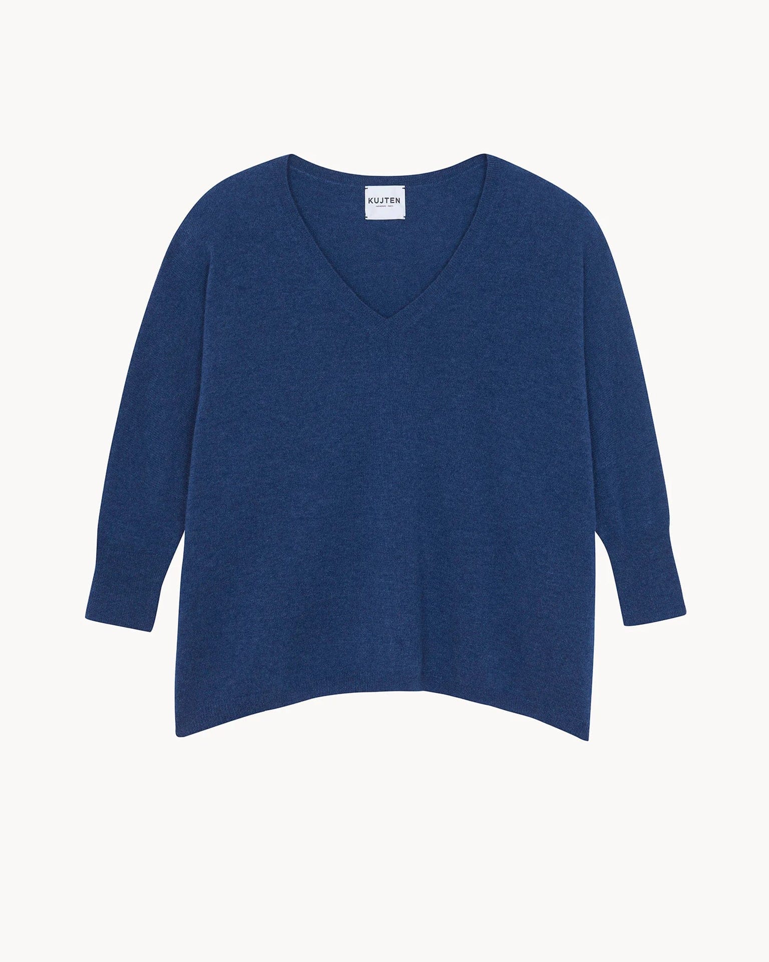 Minie V Neck in Jeans Fonce