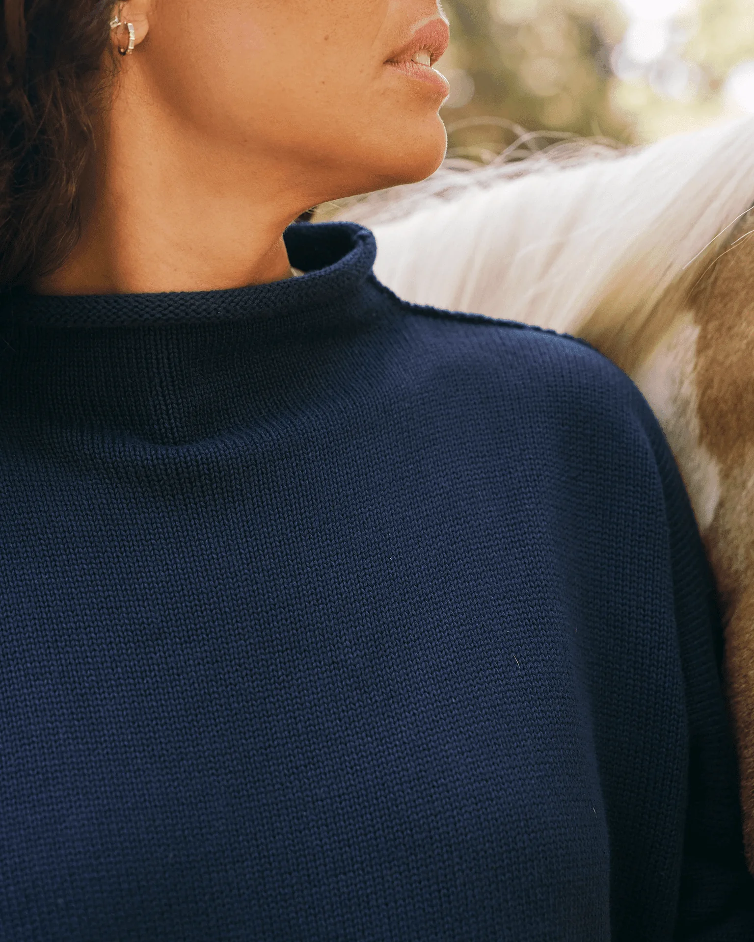 Monterey Sweater in Navy - Image 2