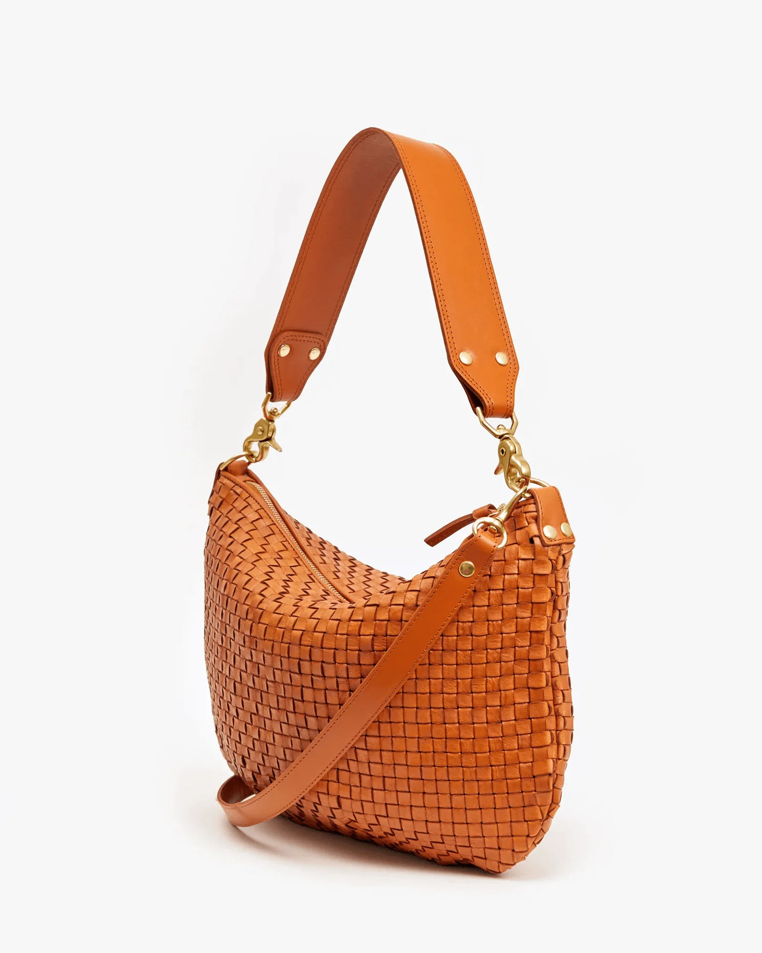 Moyen Messenger in Natural Woven Checker - Image 3
