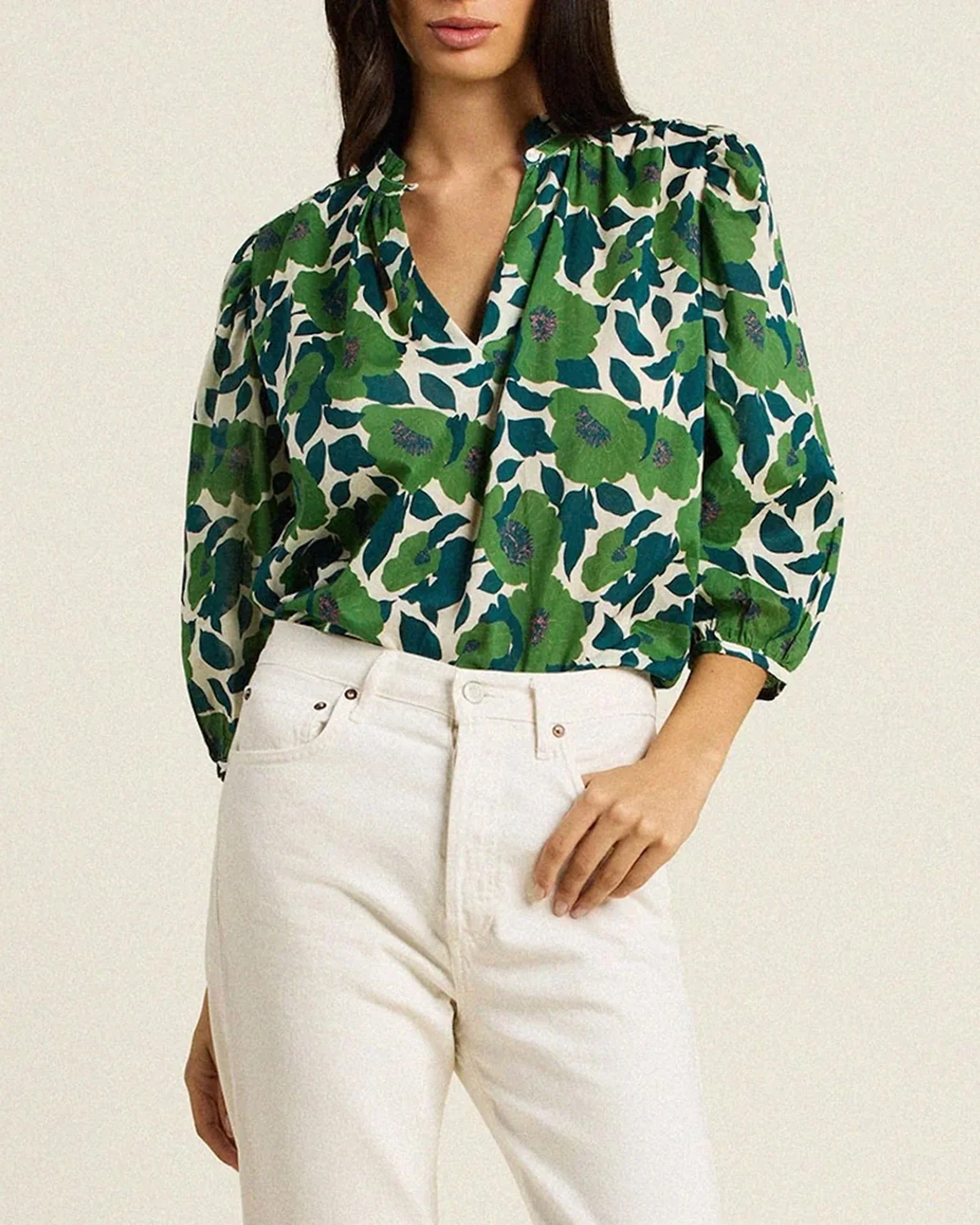Orly Blouse in Vega Floral