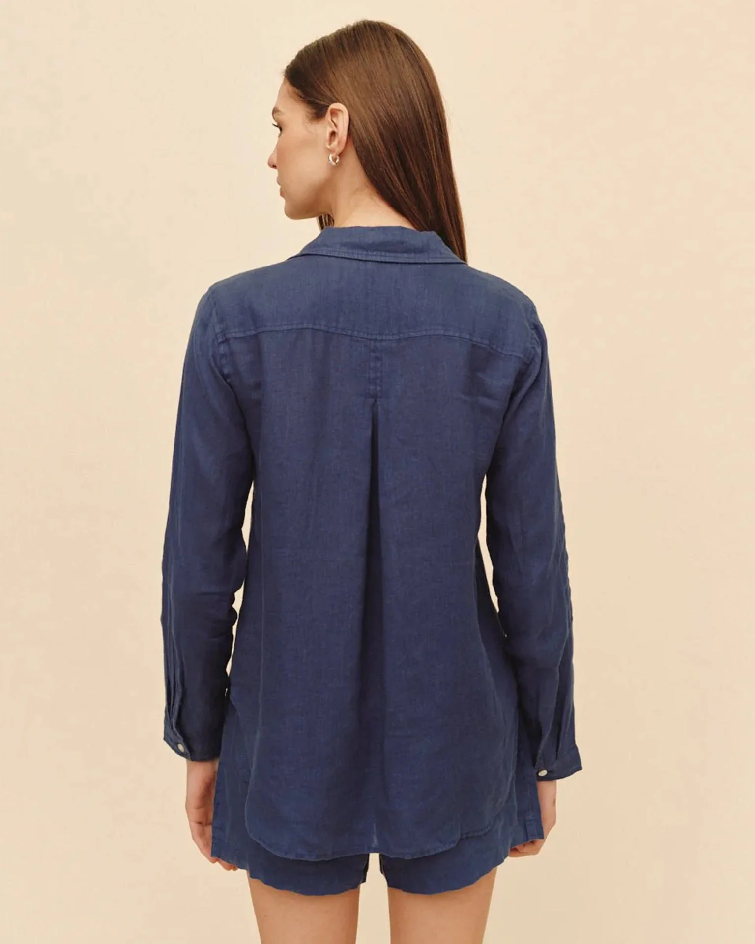 Pocket Button Down in Midnight Surf - Image 3