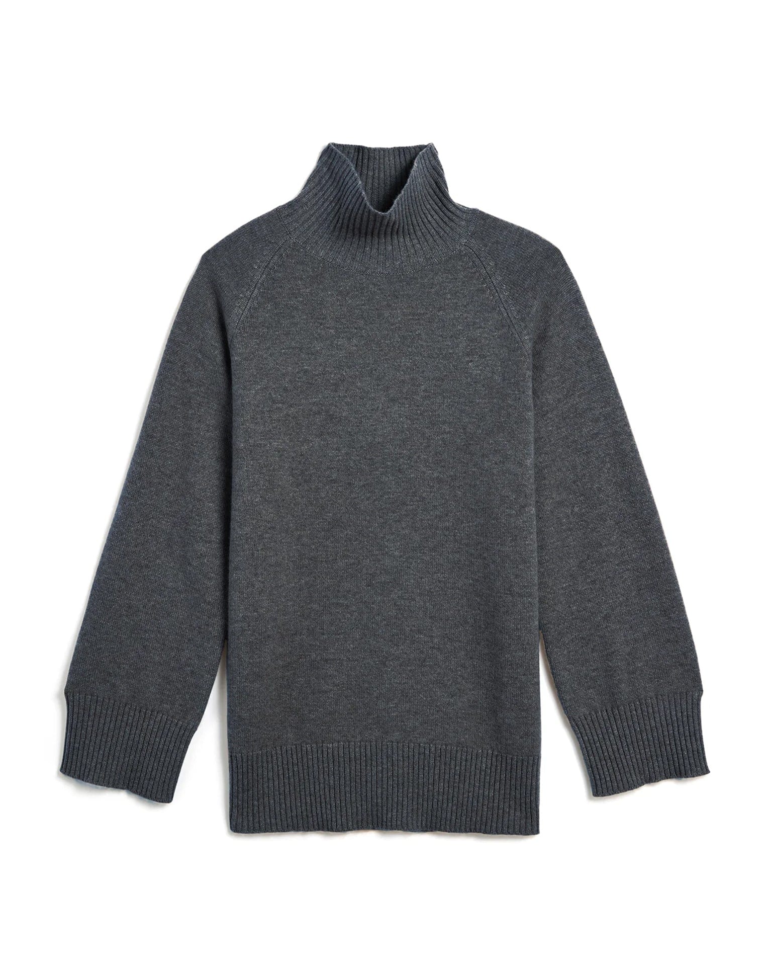 Porter Sweater in Dark Heather Grey - Image 2