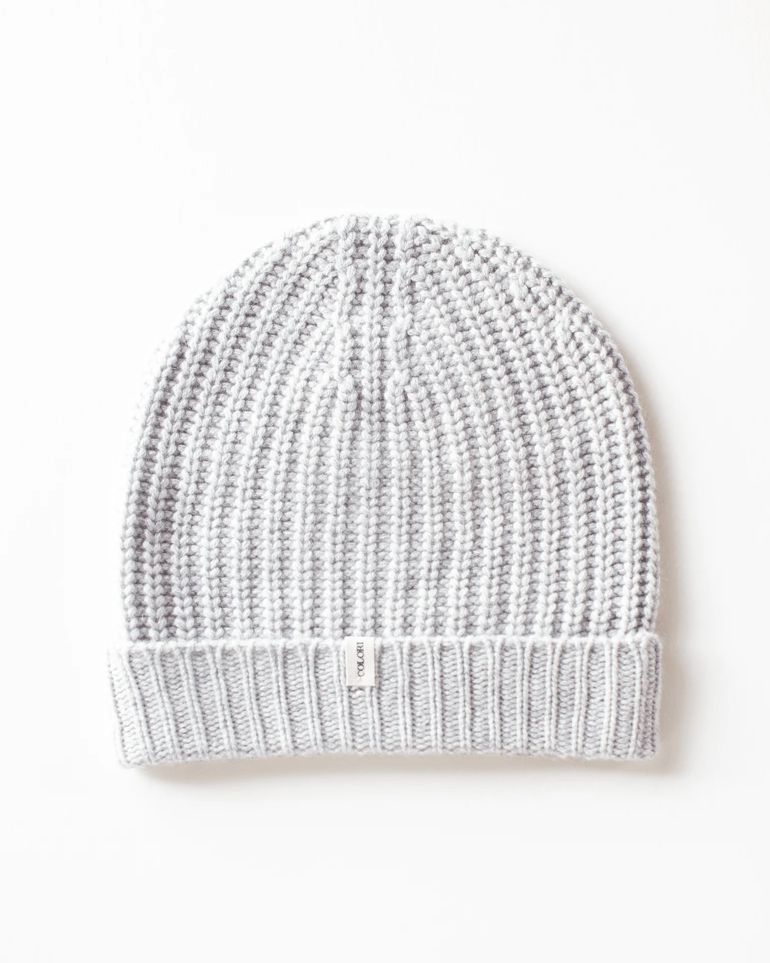 Ribbed Beanie in Shark