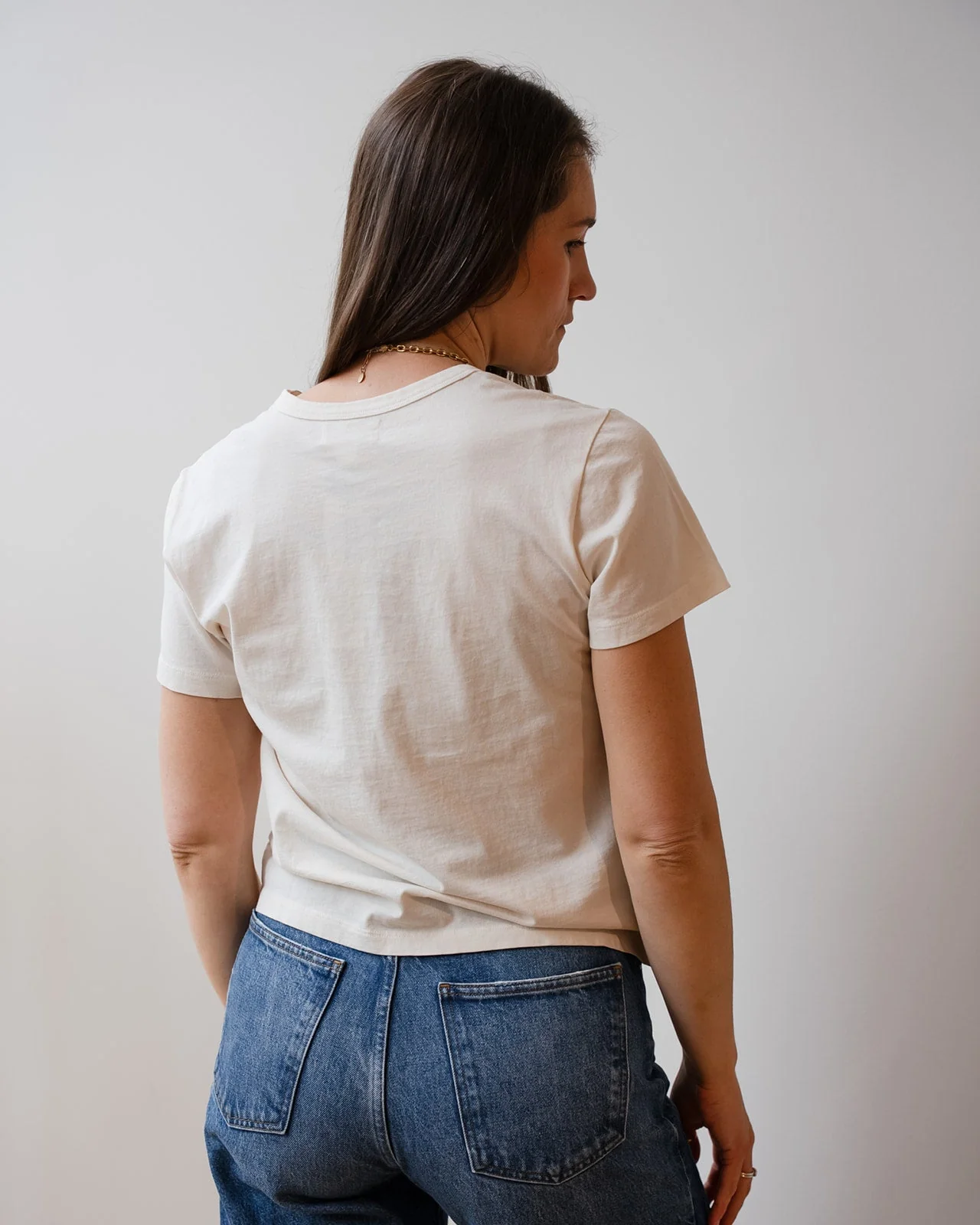 Ryland Short Sleeve Crew Neck Top In Beach - Image 3