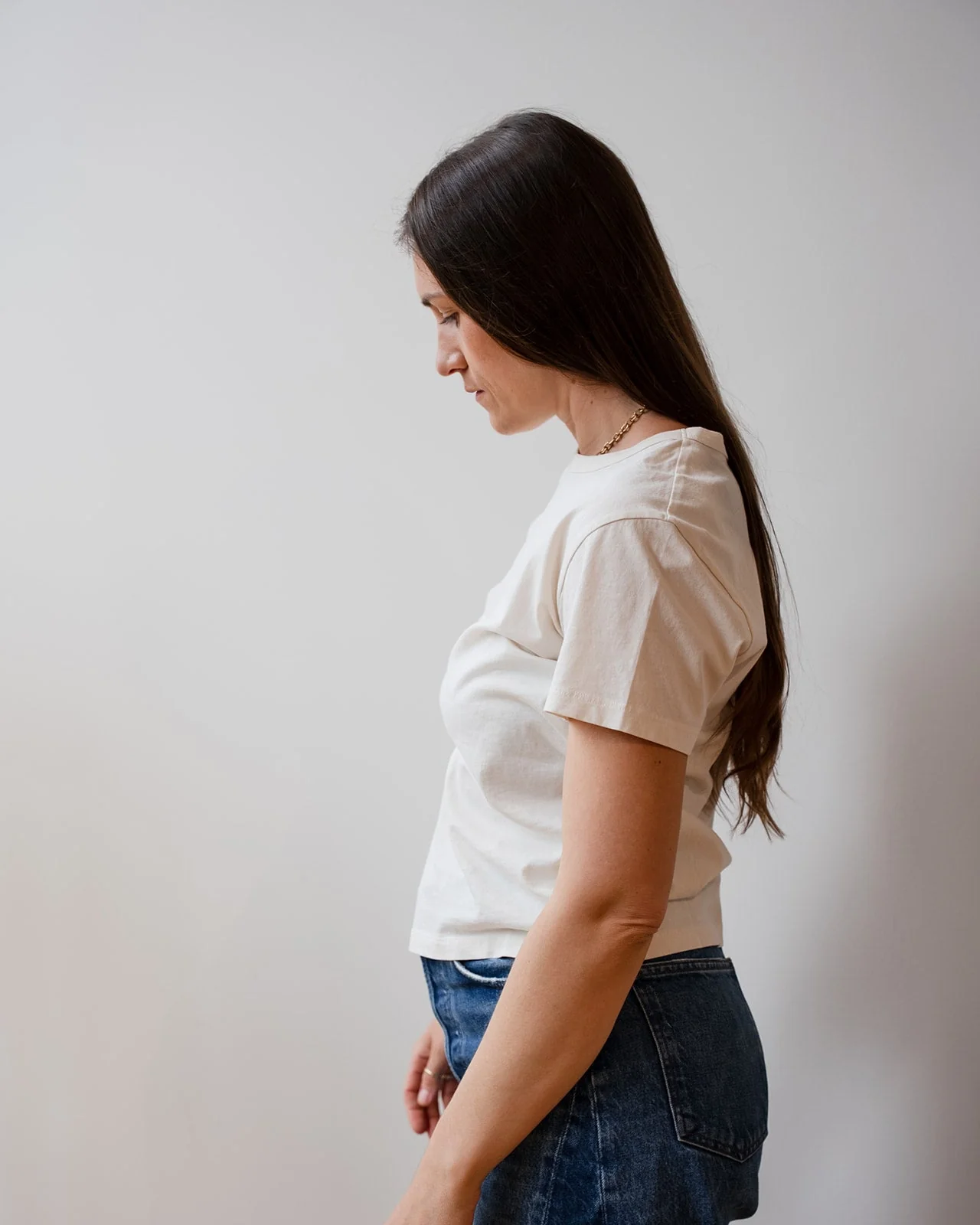 Ryland Short Sleeve Crew Neck Top In Beach - Image 4