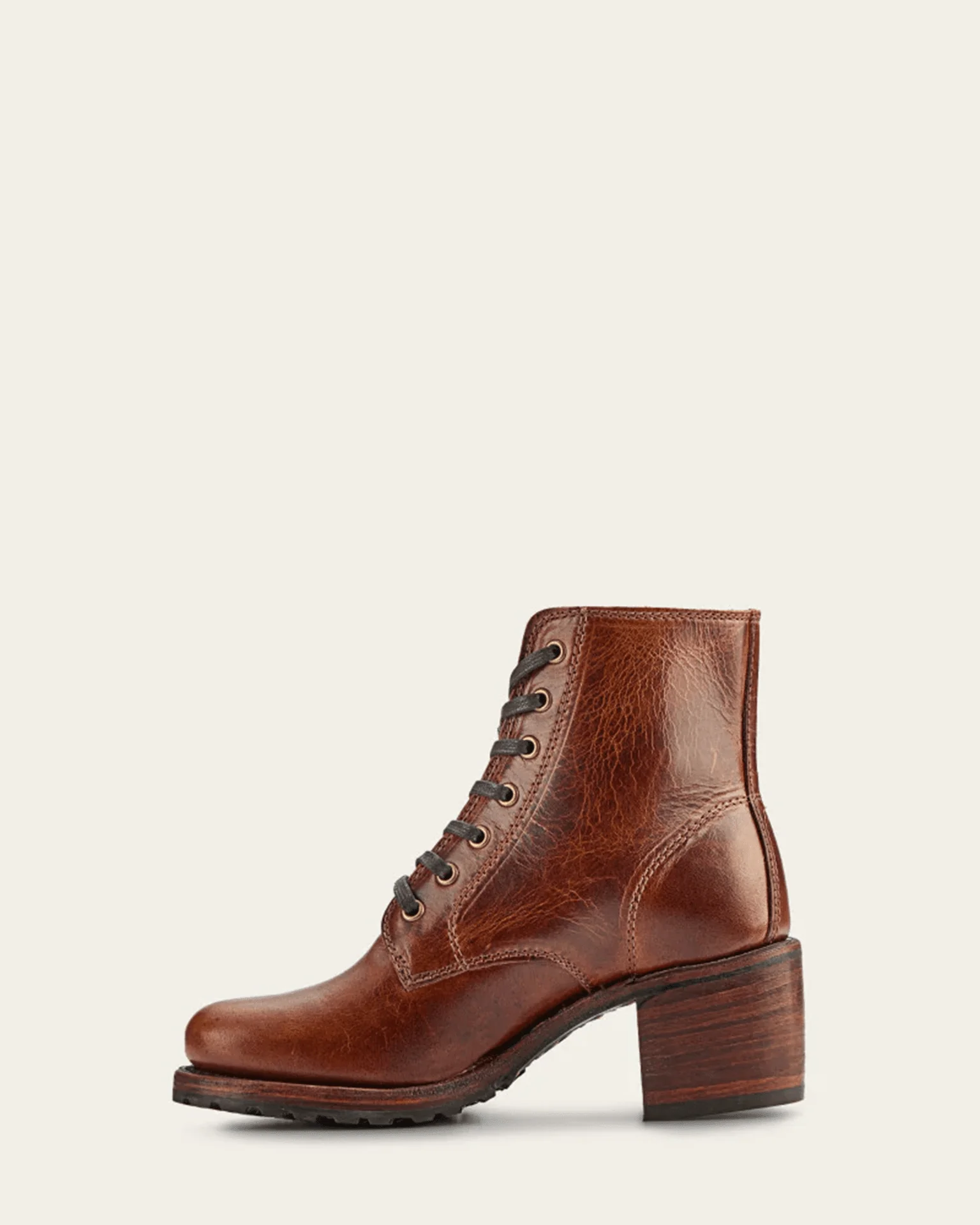 Sabrina 6G Lace Up in Cognac - Image 4