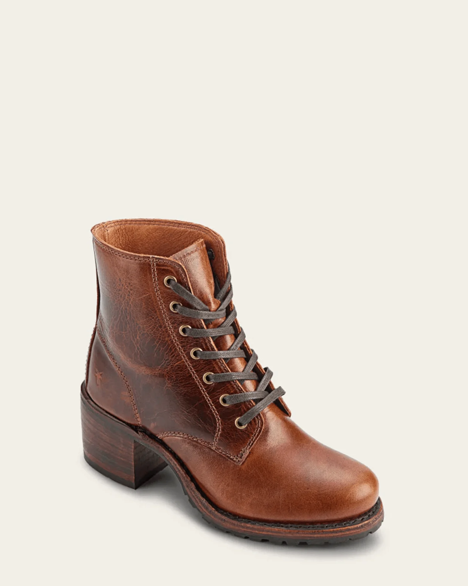 Sabrina 6G Lace Up in Cognac - Image 5