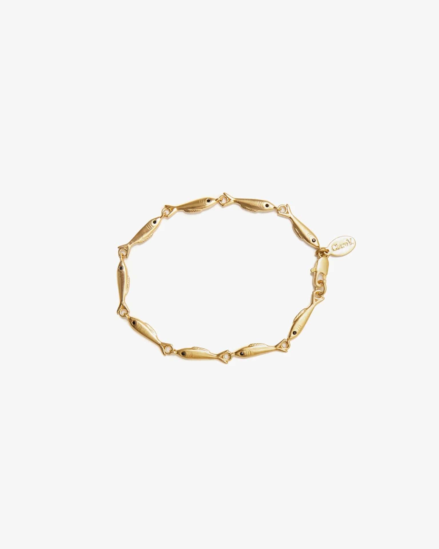 Sardine Link Bracelet in Vintage Gold