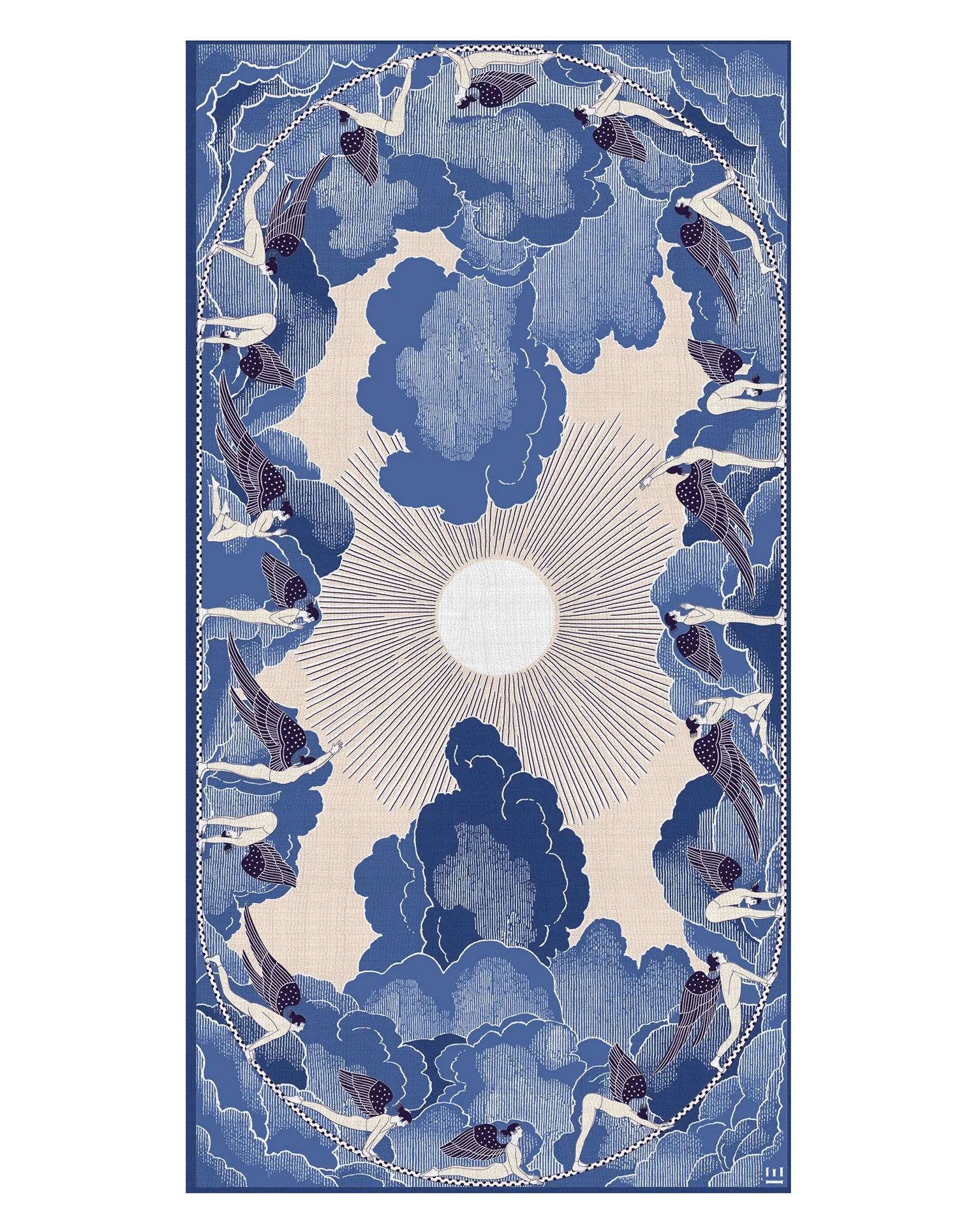 Scarf 100 Yoga in Blue - Image 2
