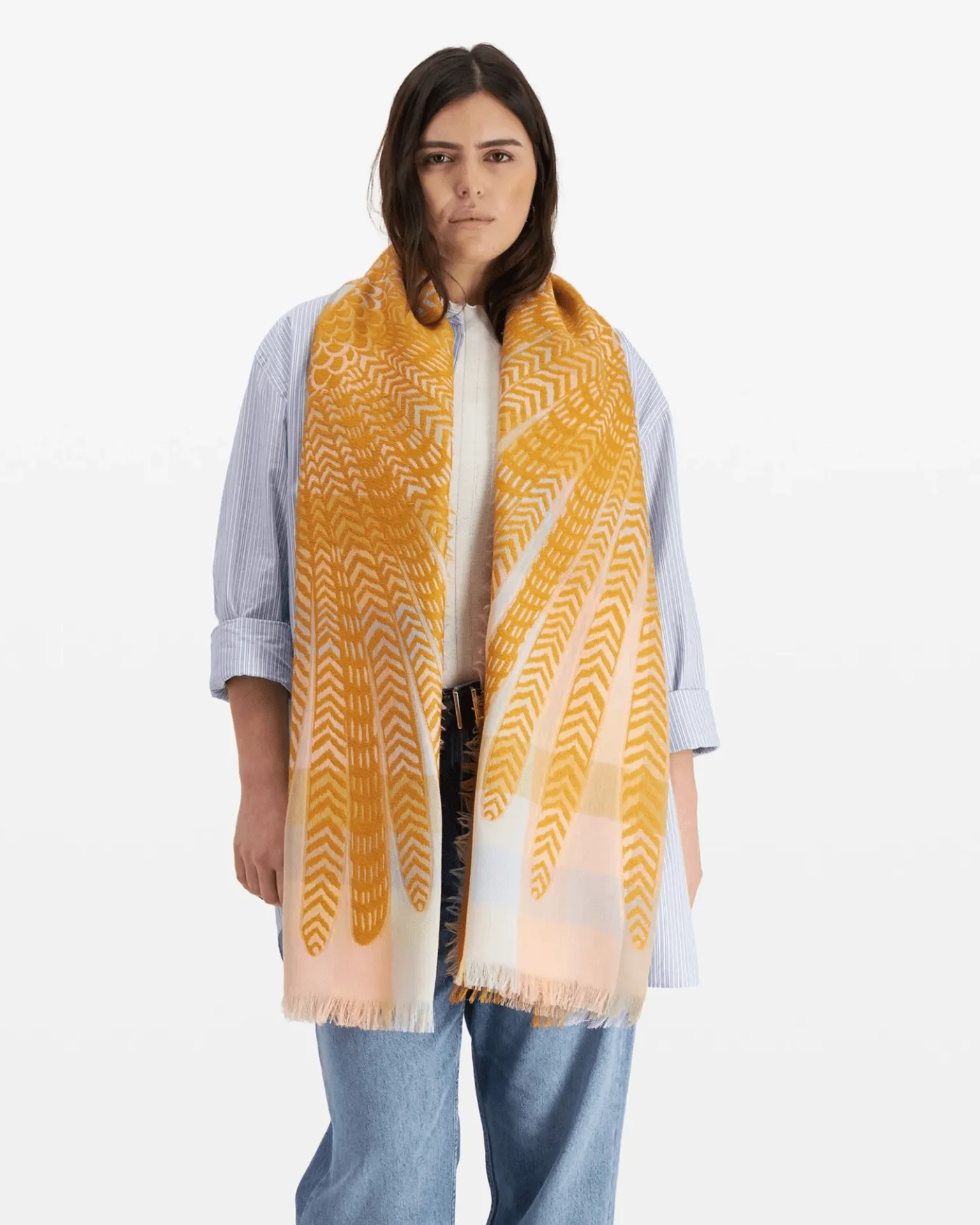 Scarf / Etole 70 3D Hedwige in Pastel - Image 3