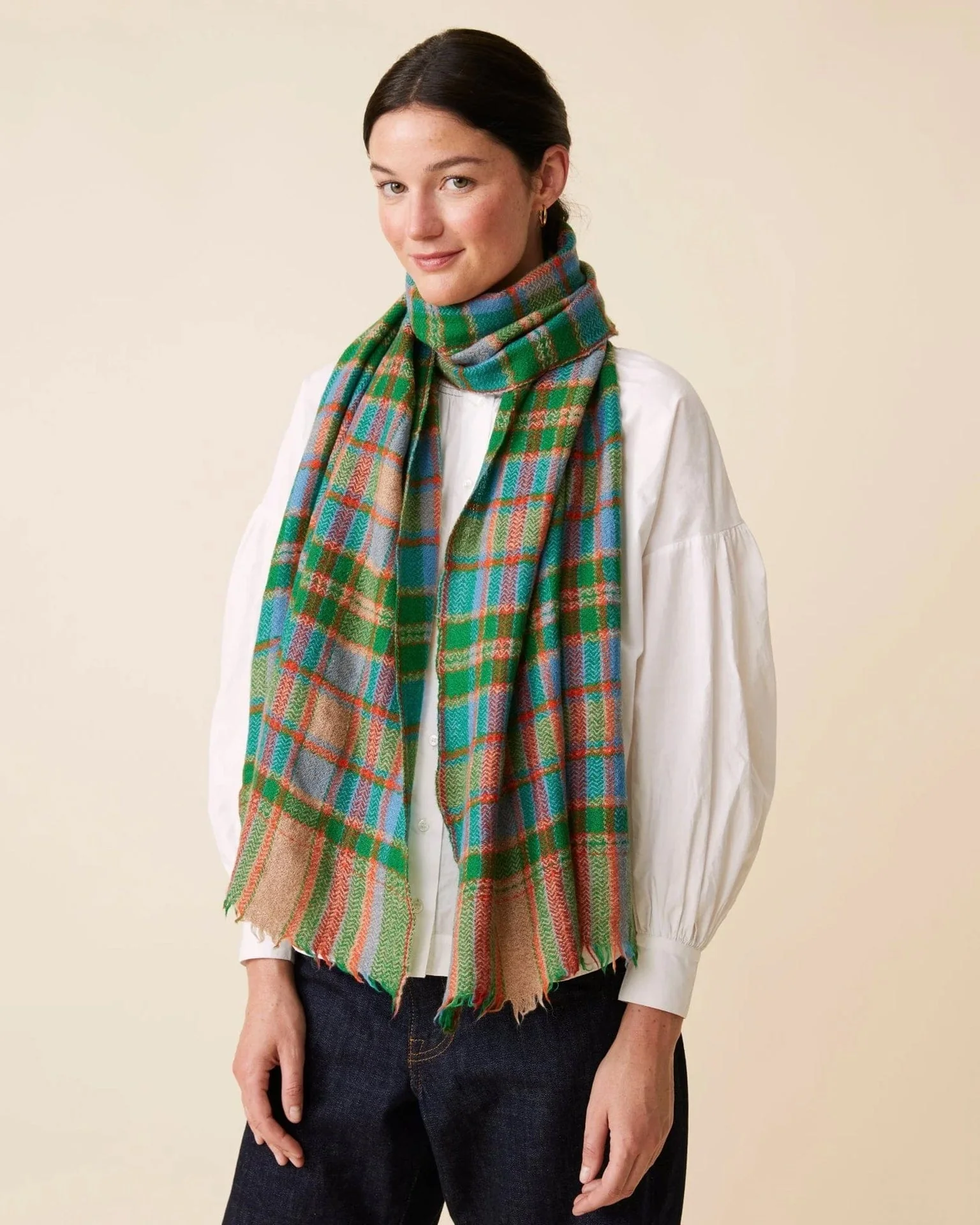 Scarf No 700 in Apple Green