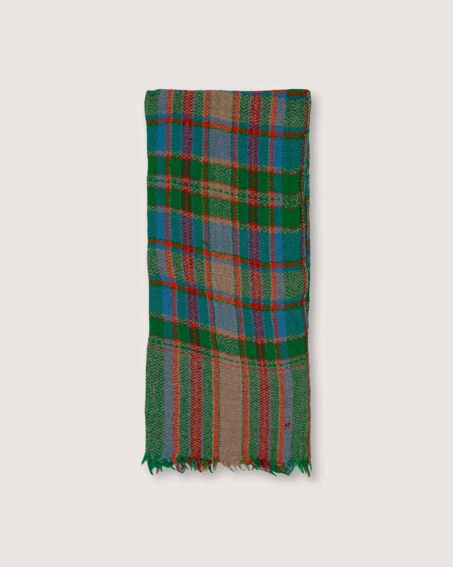Scarf No 700 in Apple Green - Image 2
