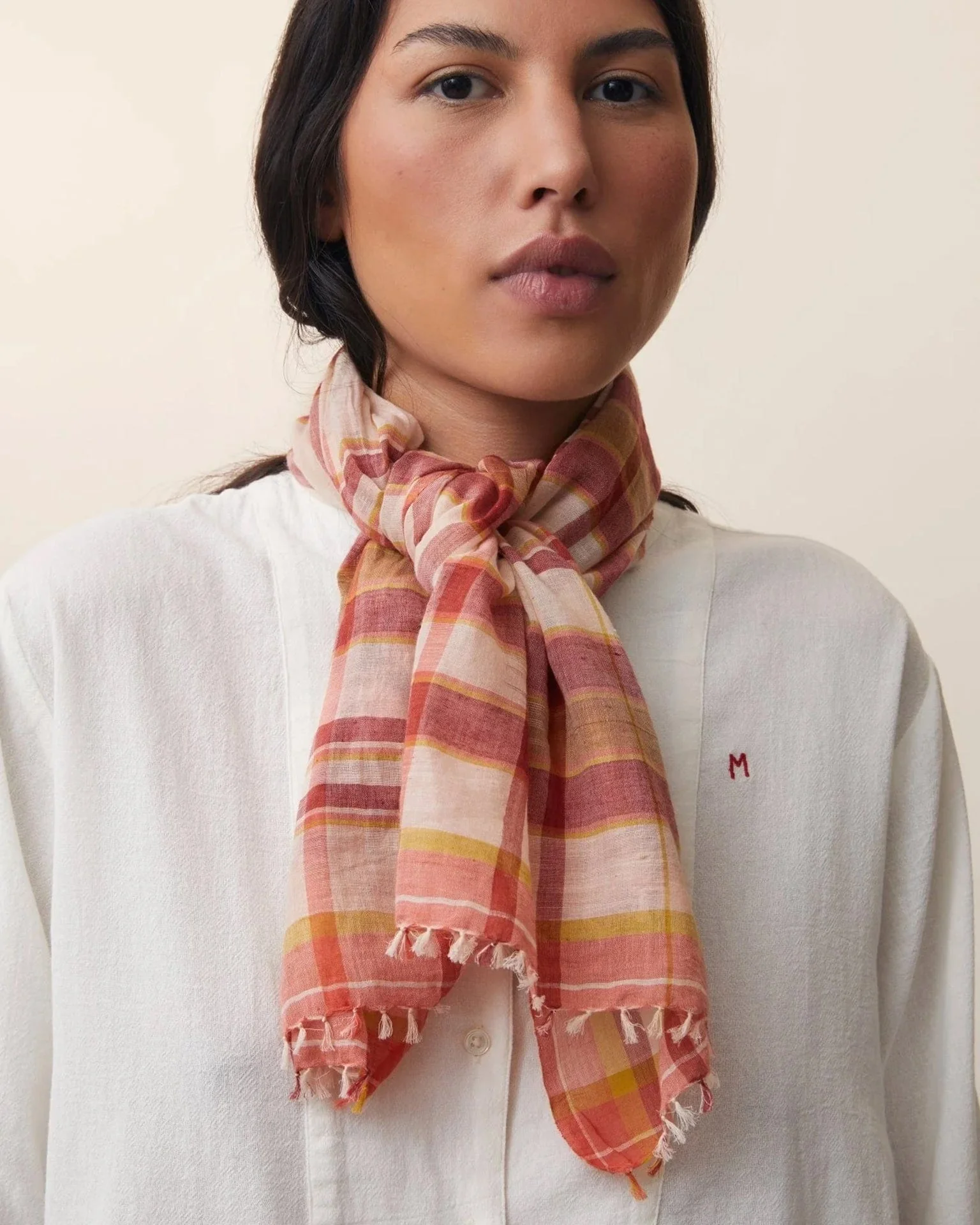 Scarf No 722 in Natural - Image 2