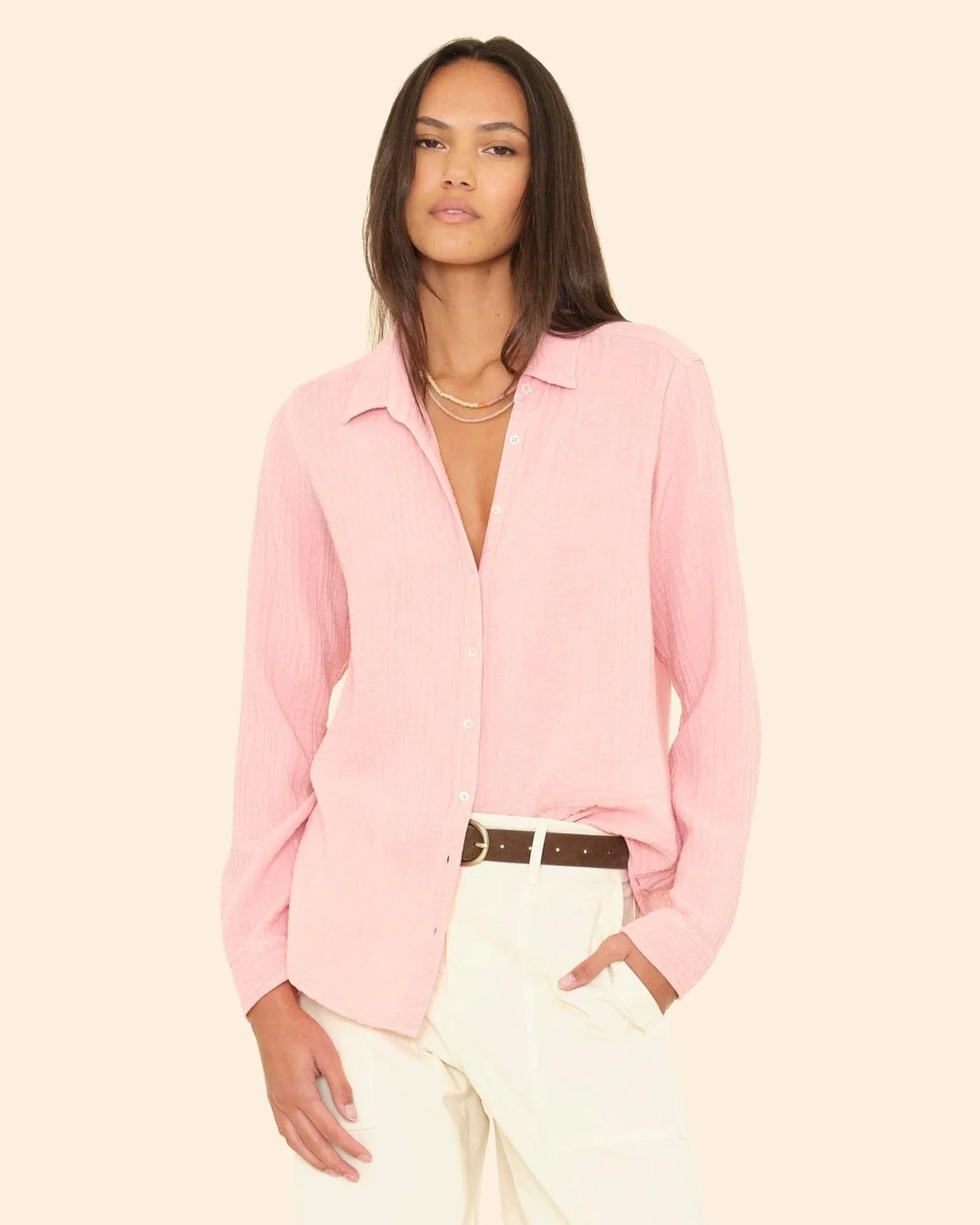 Scout Shirt In Pink Rose