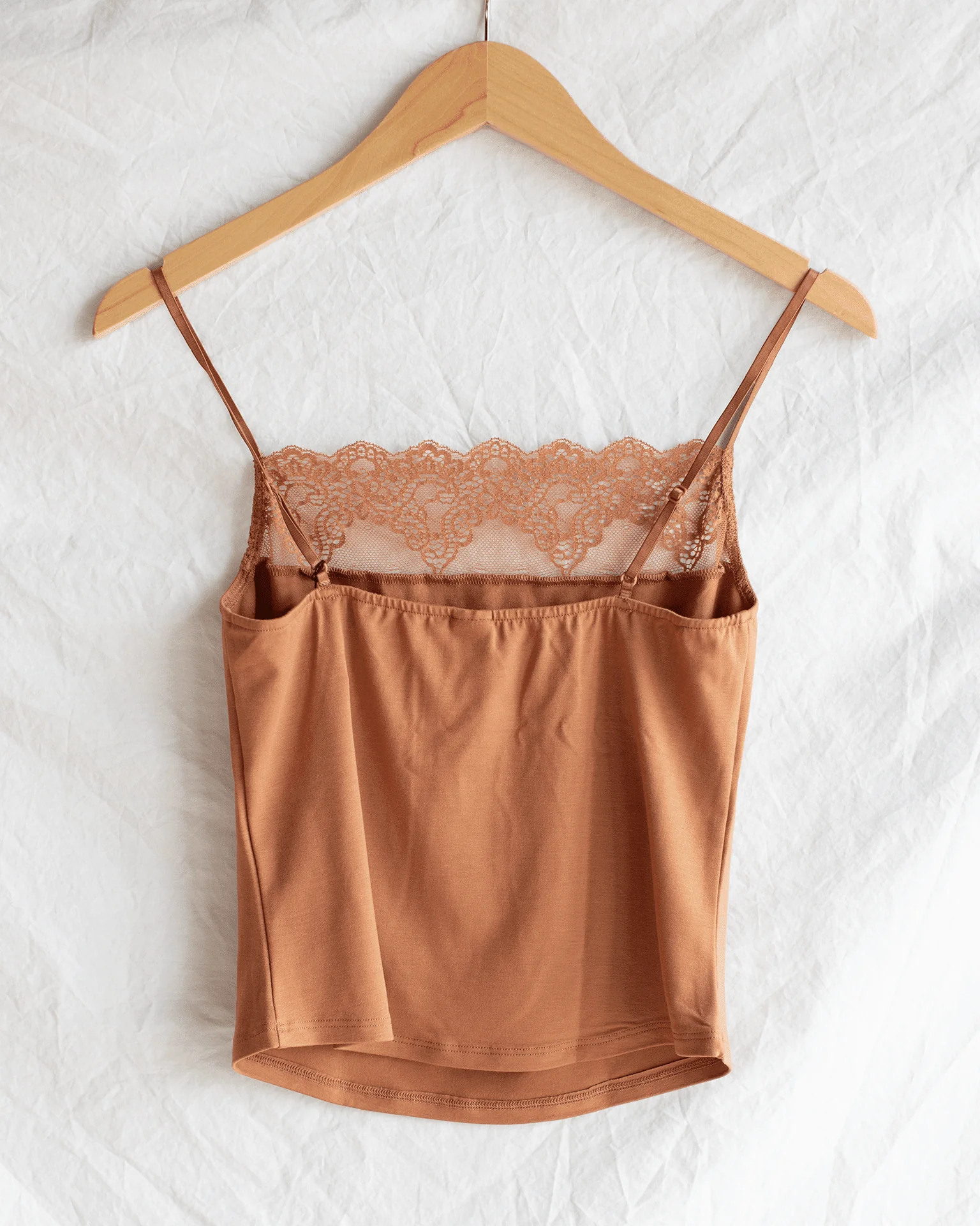 SF w/ Lace Clio Cami in Raw Sugar - Image 2