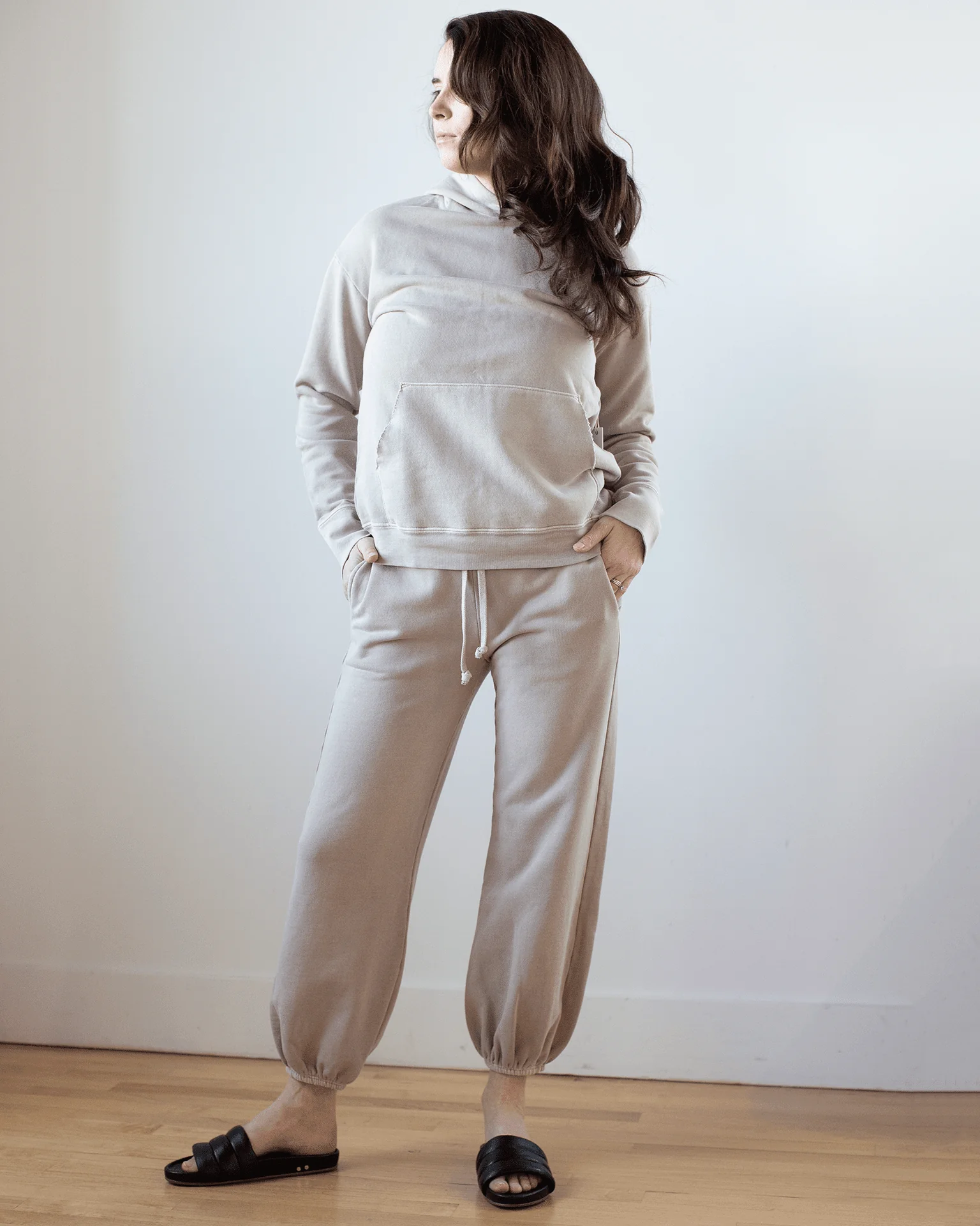 Shane Basic Sweatpant in Sable - Image 2