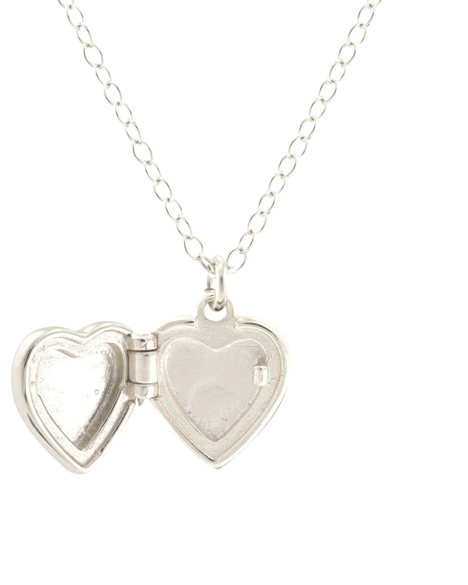 Small Heart Locket in Silver