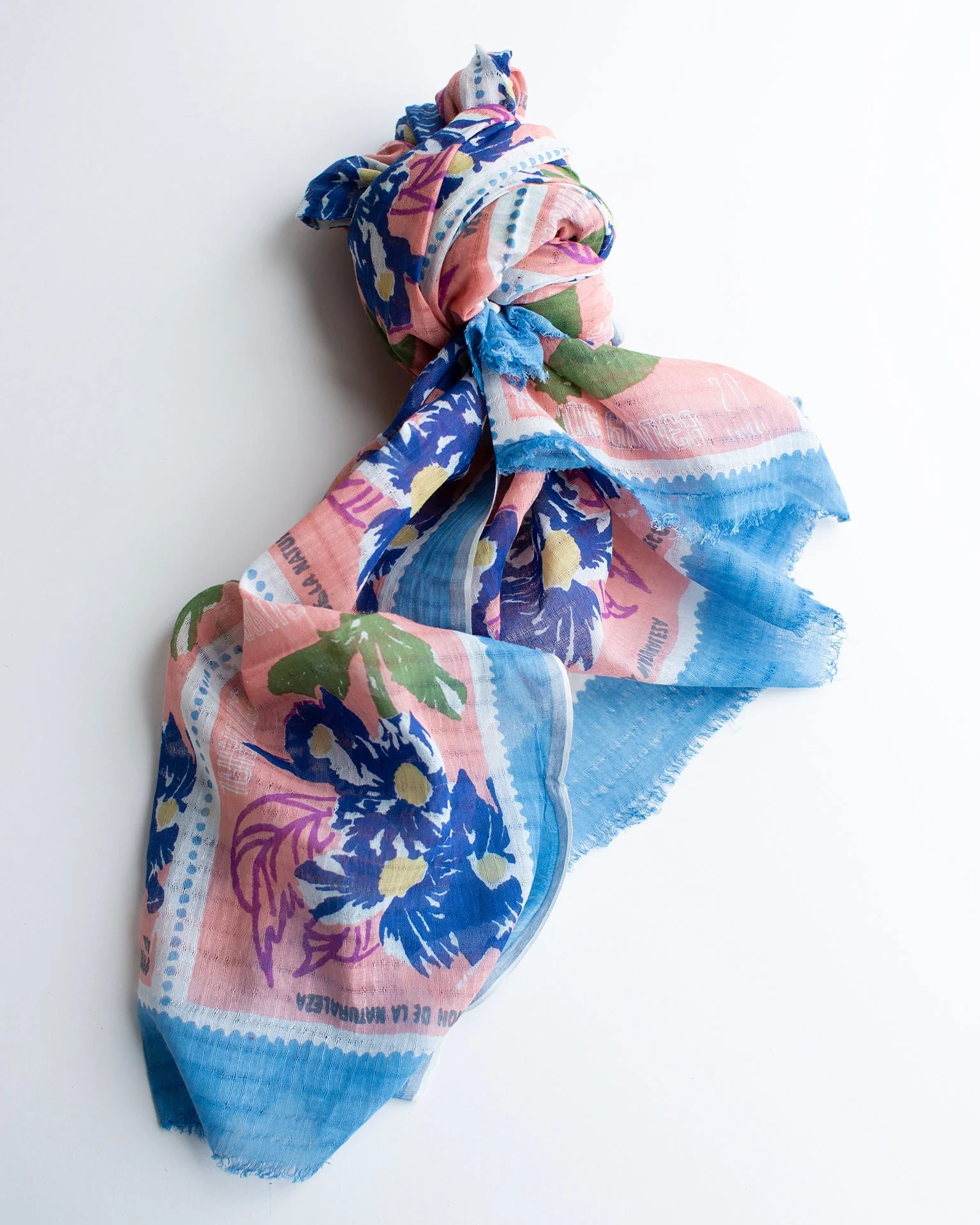 Stamps 90x200 Scarf in Peach