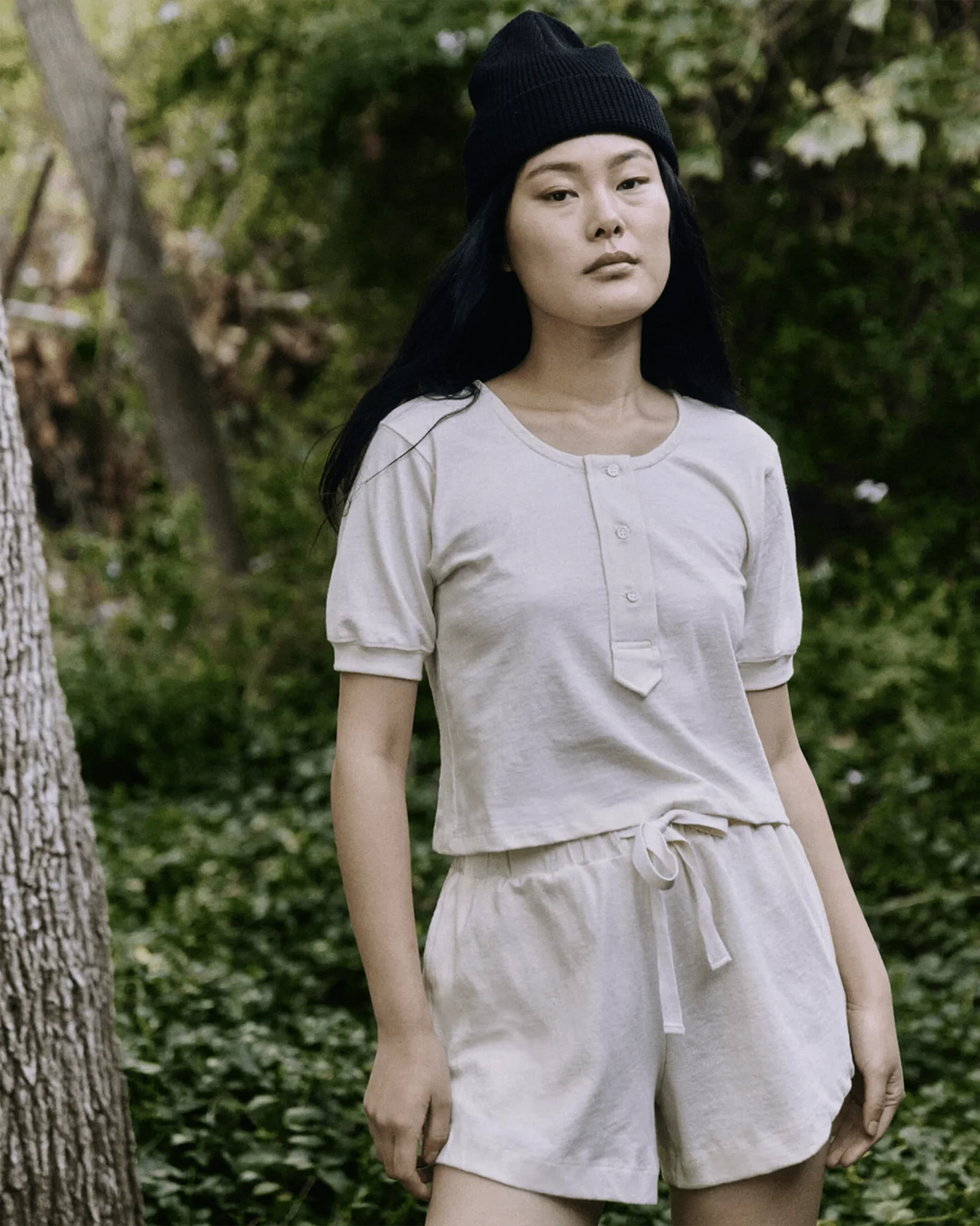 The Scoop Henley in Natural